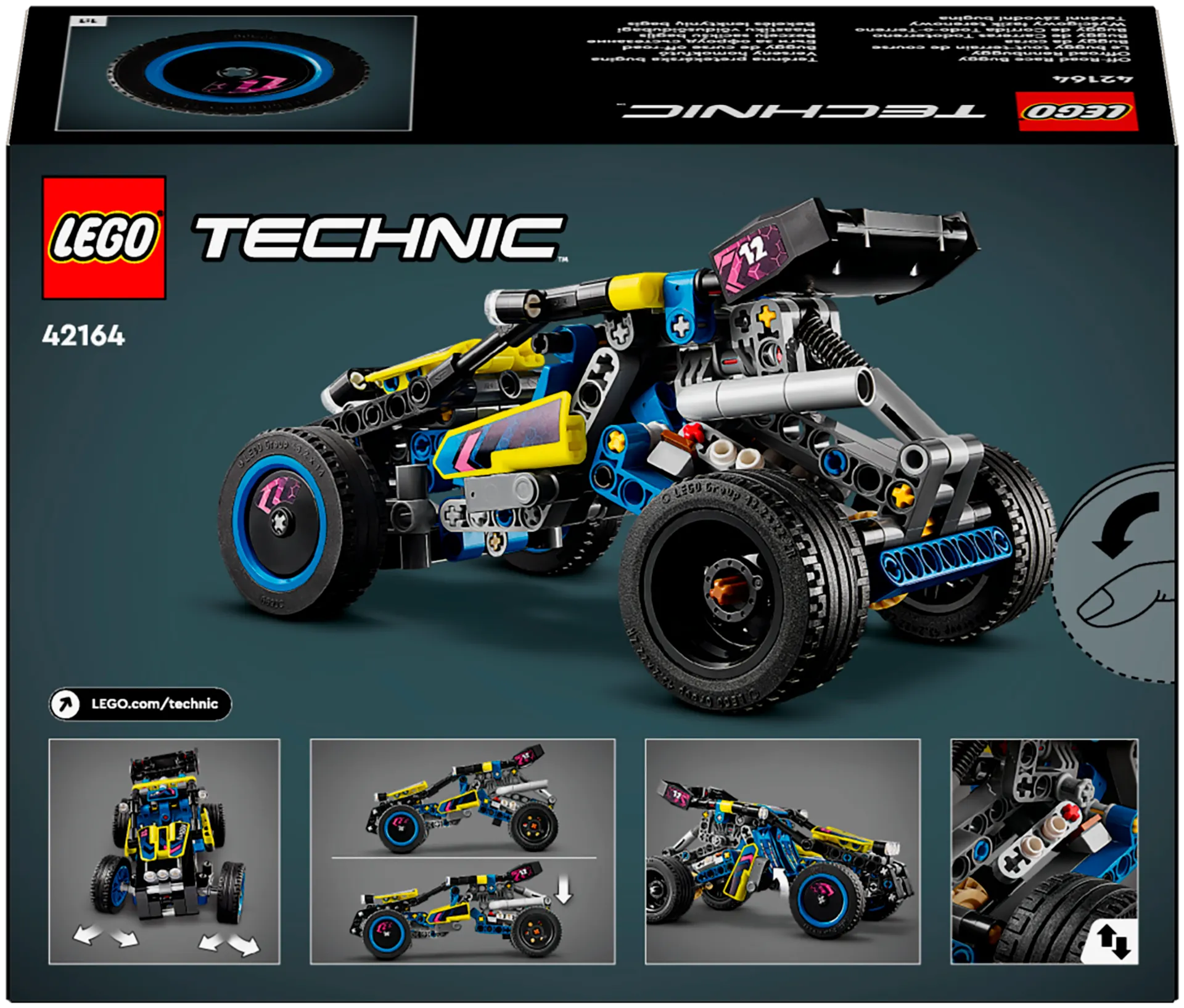 LEGO Technic 42164 Maastokirppu kilpa-ajoihin - 3