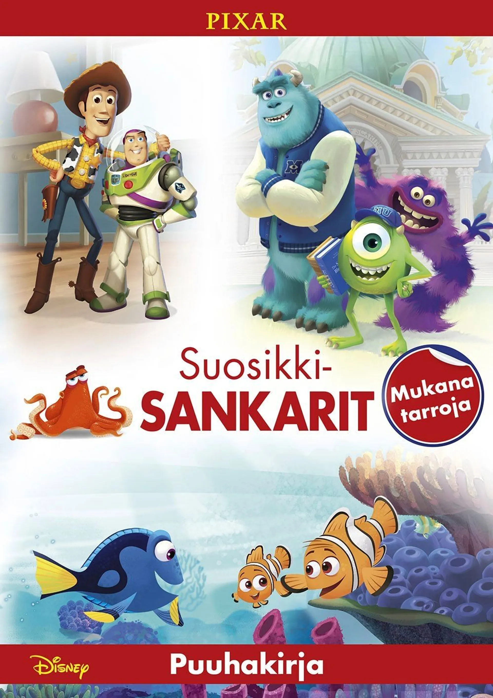 Disney Pixar Suosikkisankarit - Puuhakirja