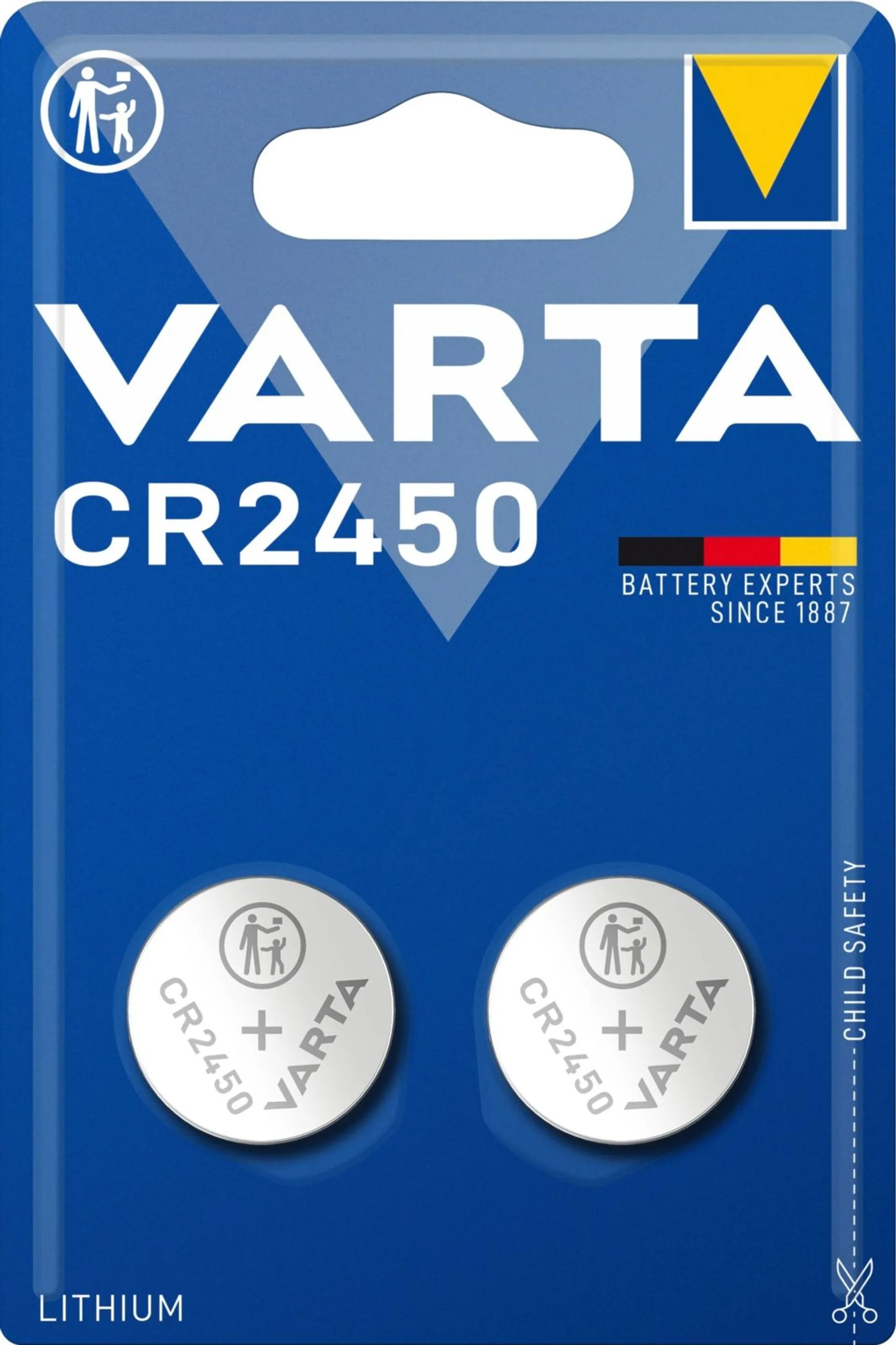 Varta Professional Electronics 2xCR2450 litiumparisto - 1