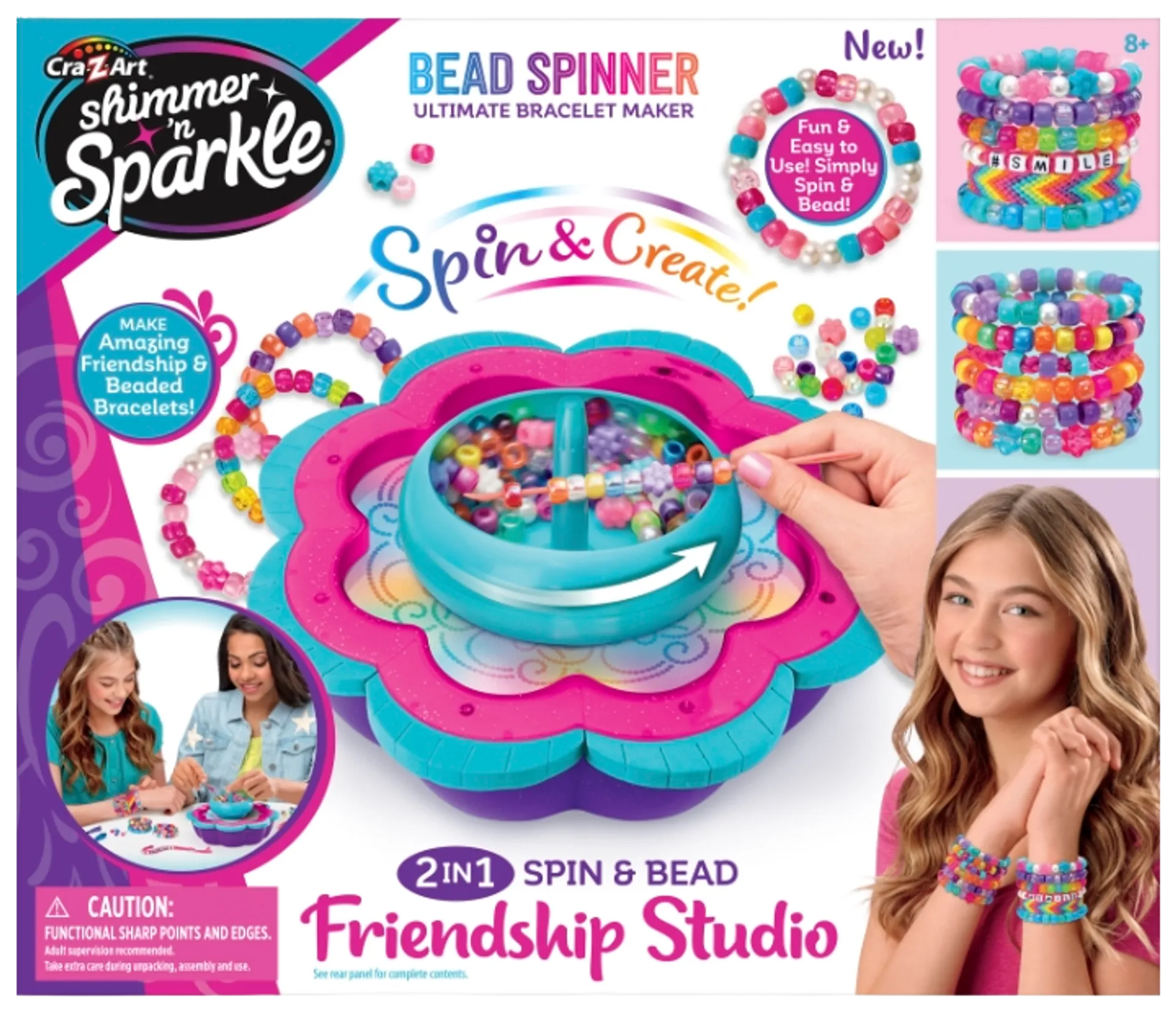 Shimmer n Sparkle Spin and Bead Rannekorusetti - 1