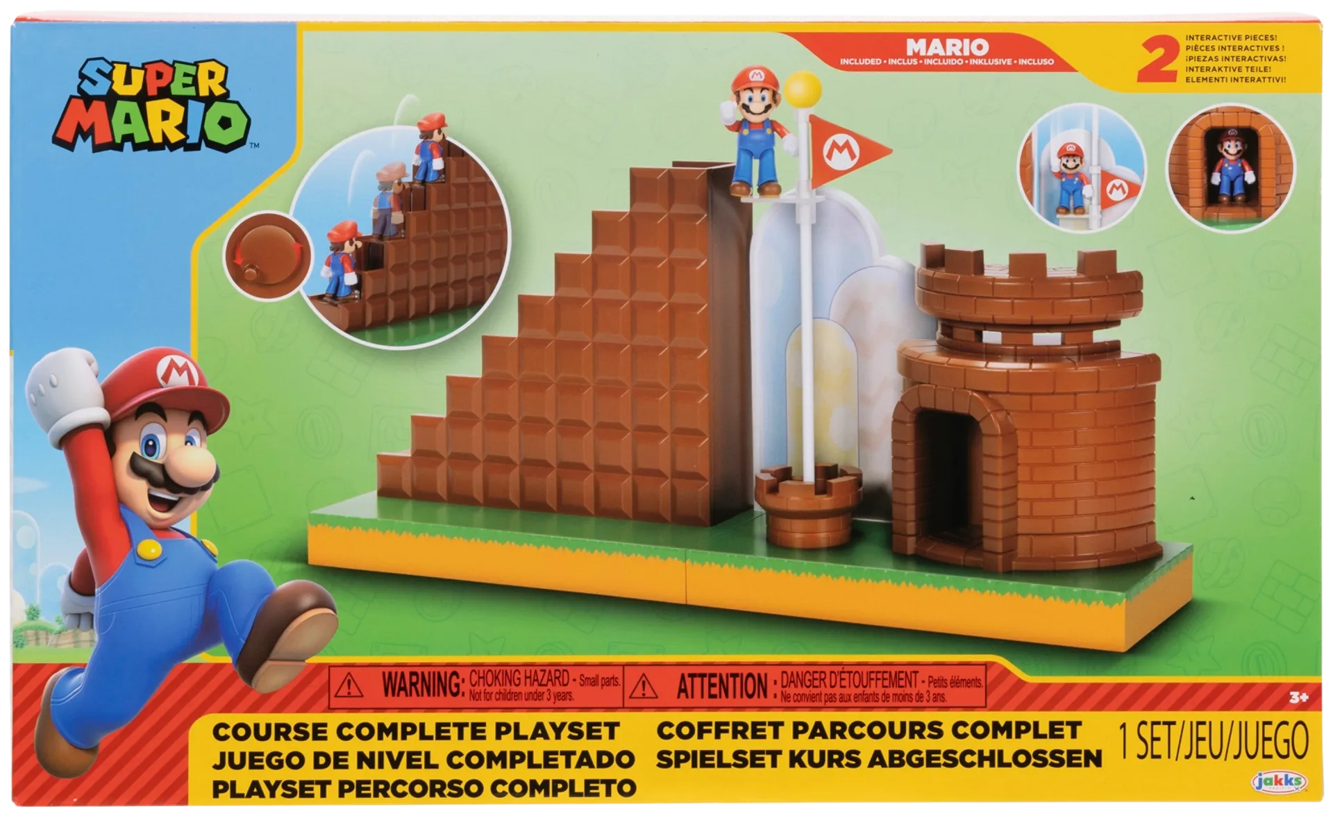 Nintendo leikkisetti Super Mario 2.5" Level End Playset - 3