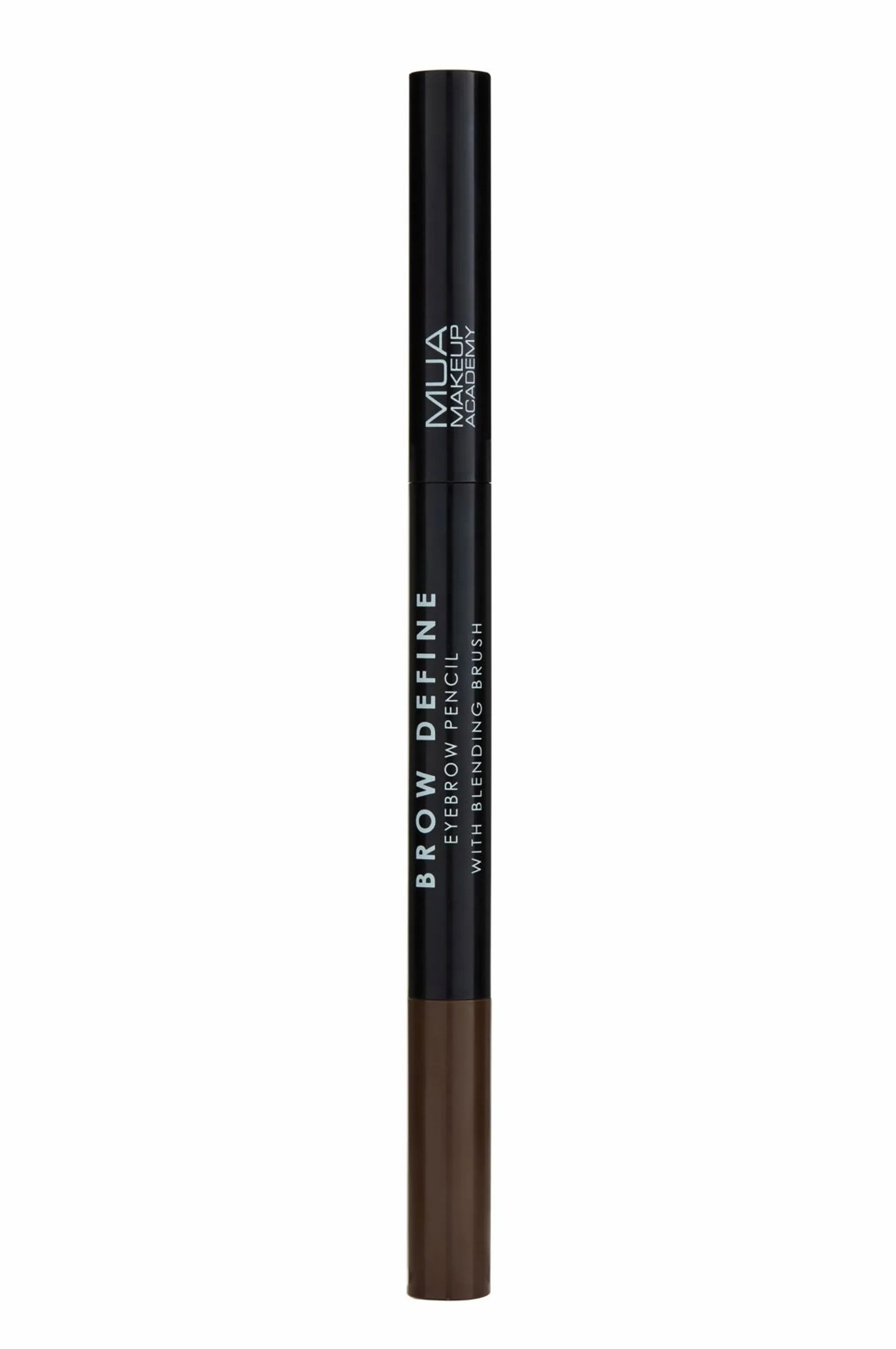 MUA Make Up Academy Brow Define Eyebrow Pencil with Blending Brush Dark Brown kulmakynä - 1