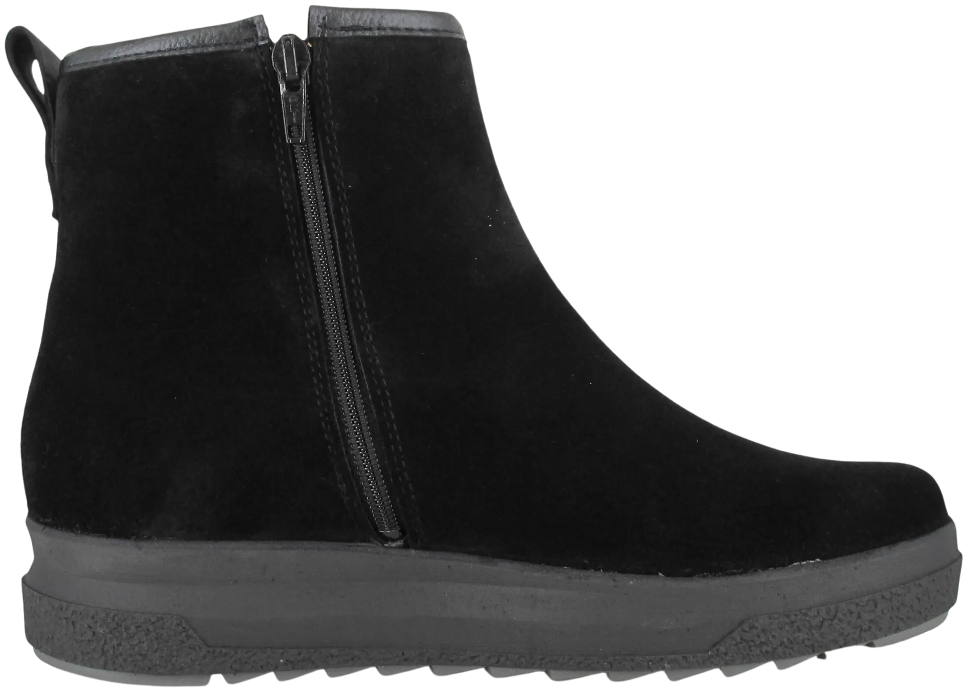 Pomar naisten nilkkuri Pihta 18480-400 - Black suede/wool l - 2