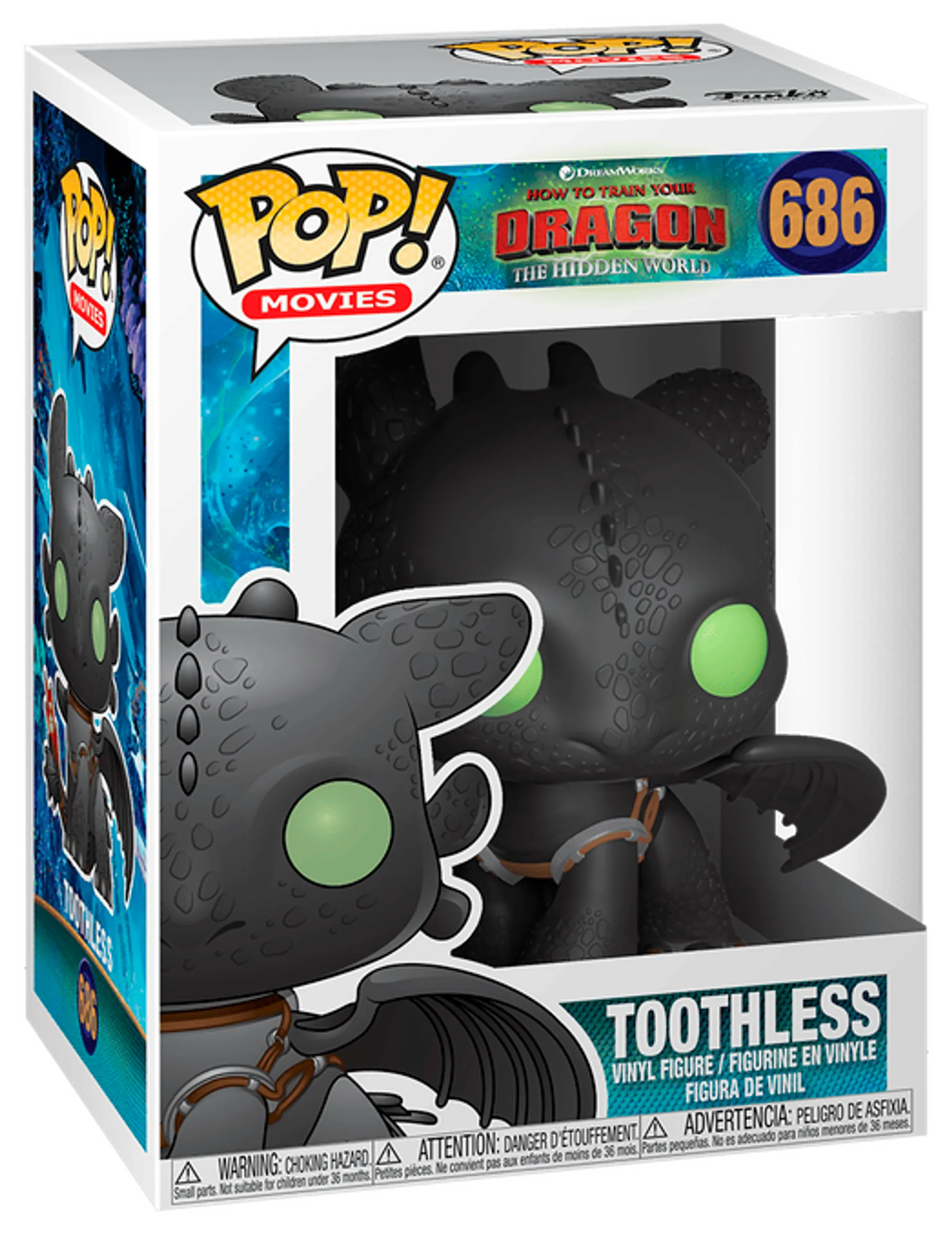 FUNKO POP! Vinyylihahmo: How to Train Your Dragon 3 - Toothless - 1