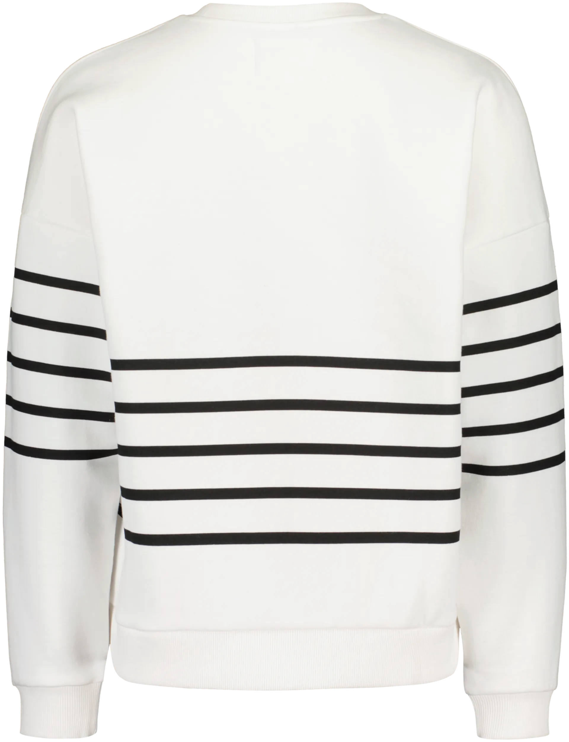 WKLY. naisten collegepusero 213W301105 - Off white/stripe - 2