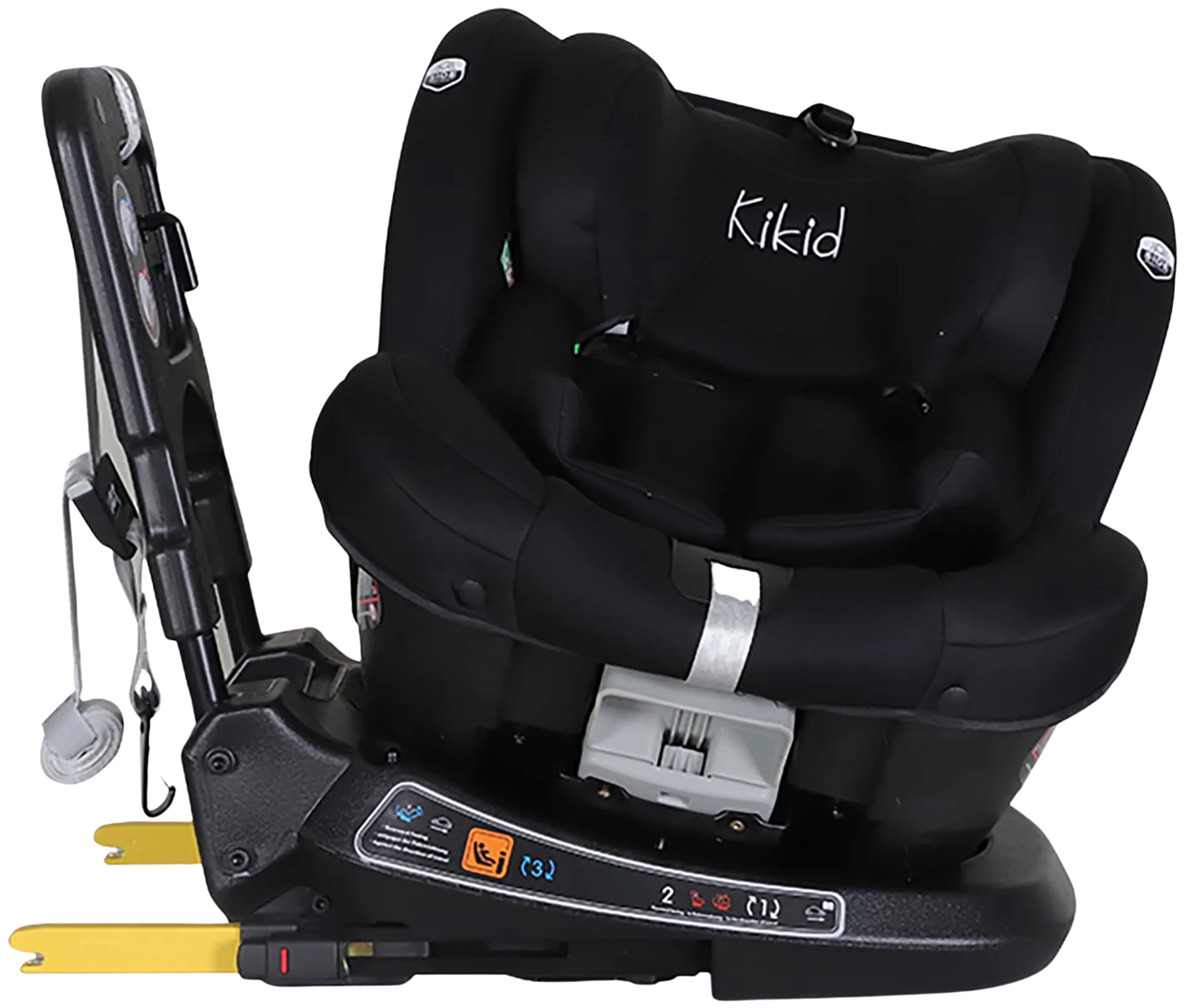 Kikid Turvaistuin Premium 40-150cm i-Size 360 ISOFIX R129, musta - 7