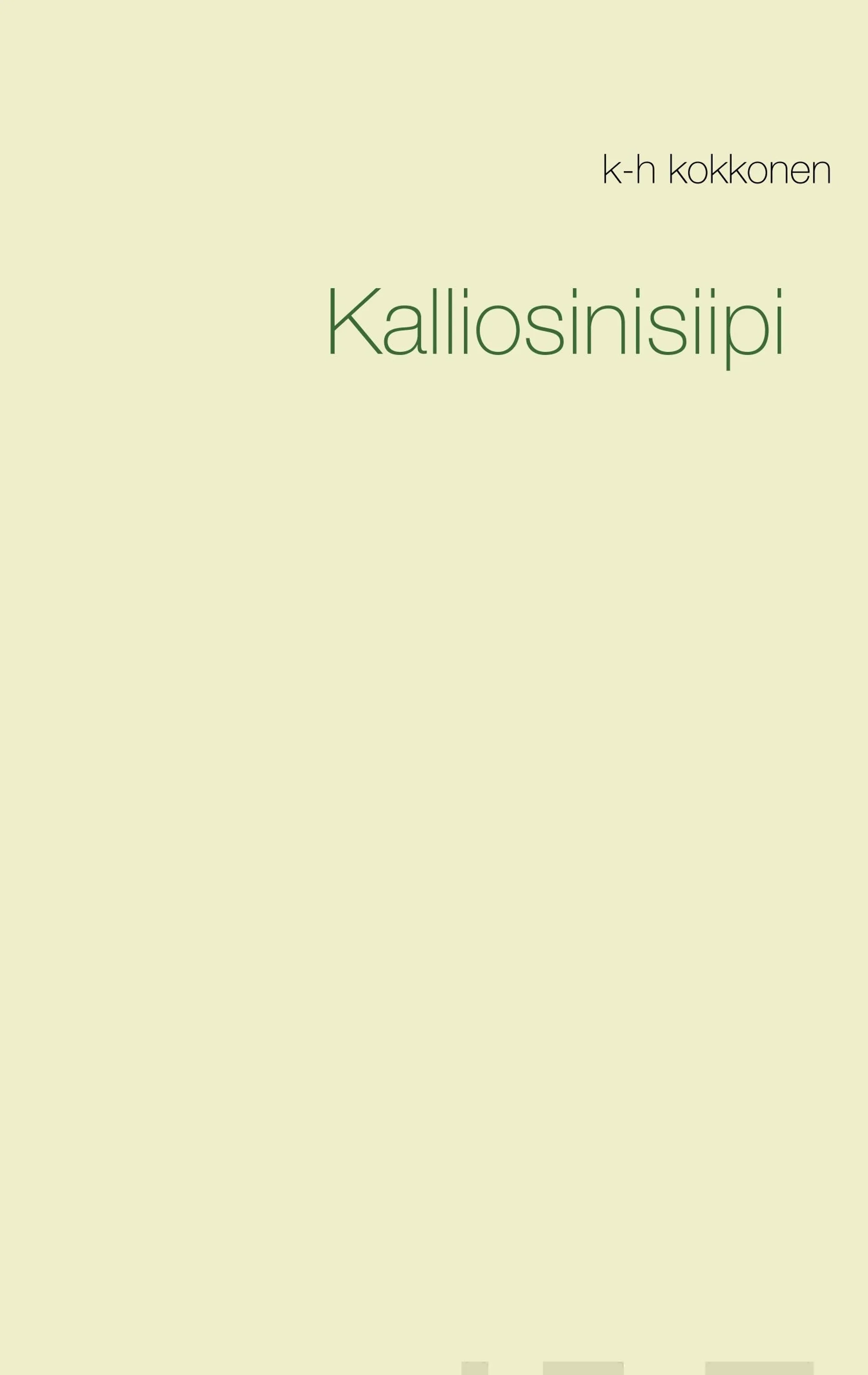 Kokkonen, Kalliosinisiipi