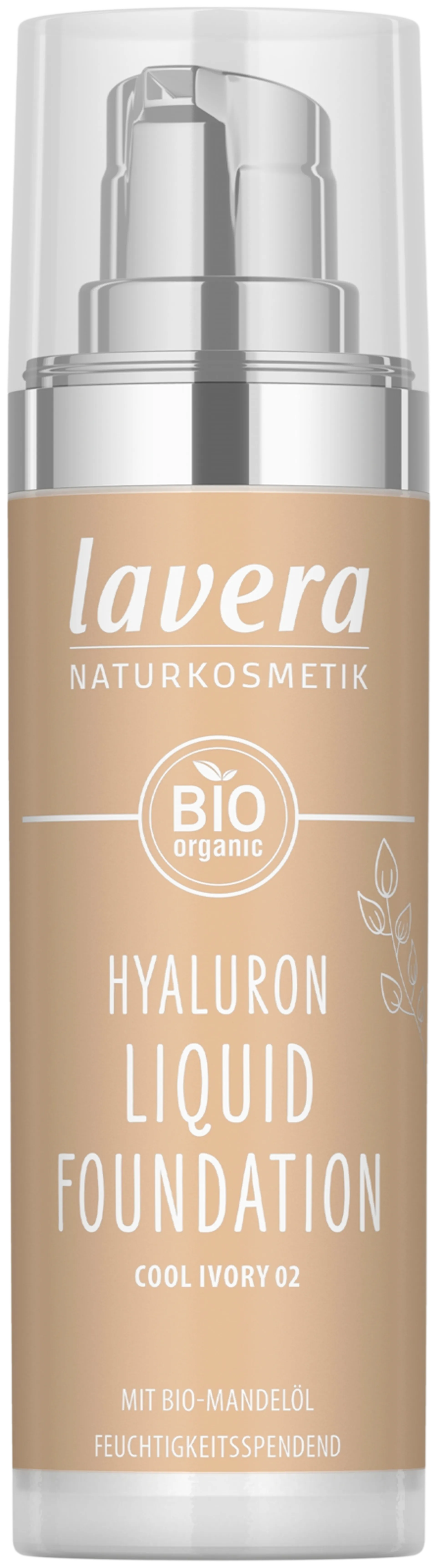 lavera Hyaluron Liquid Foundation -Cool Ivory 02- 30 ml