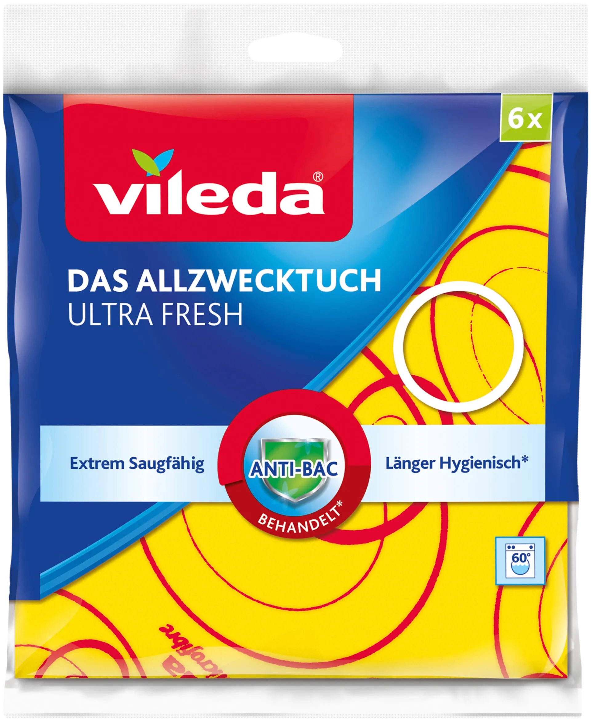 Vileda Ultra Fresh siivousliina 6 kpl