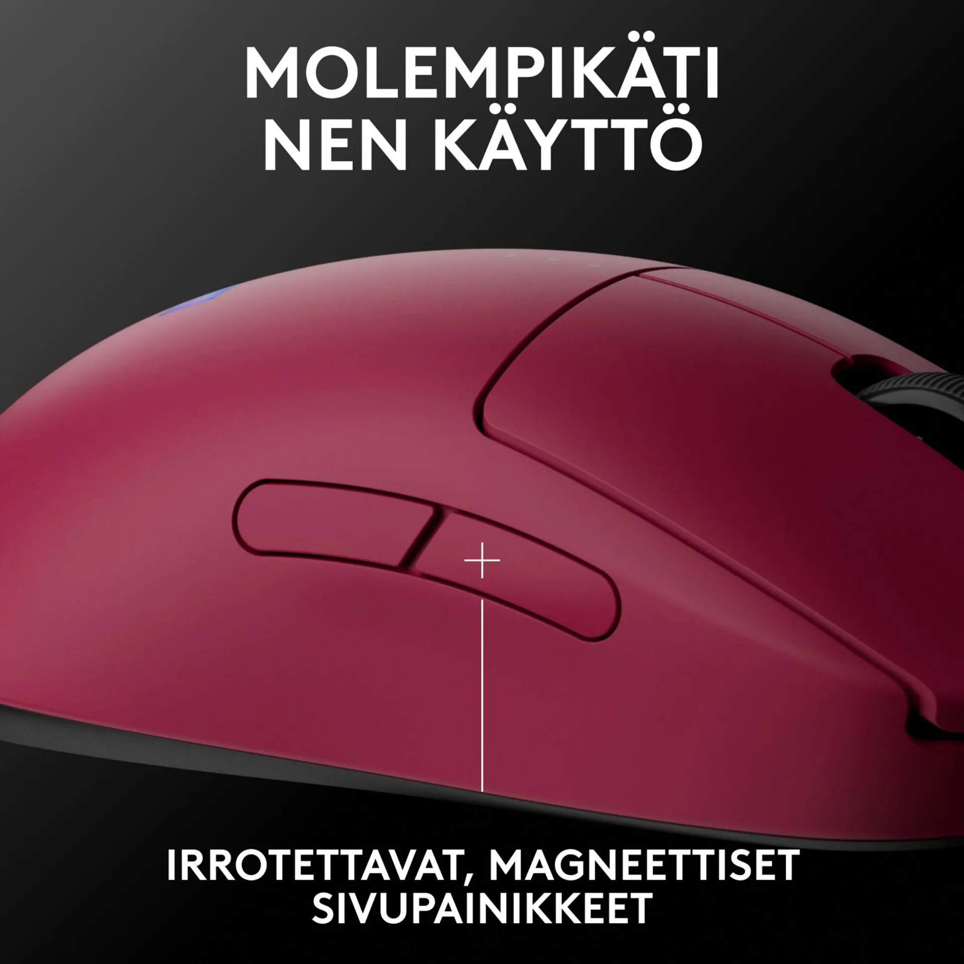 Logitech Pro 2 lightspeed pelihiiri magenta - 3