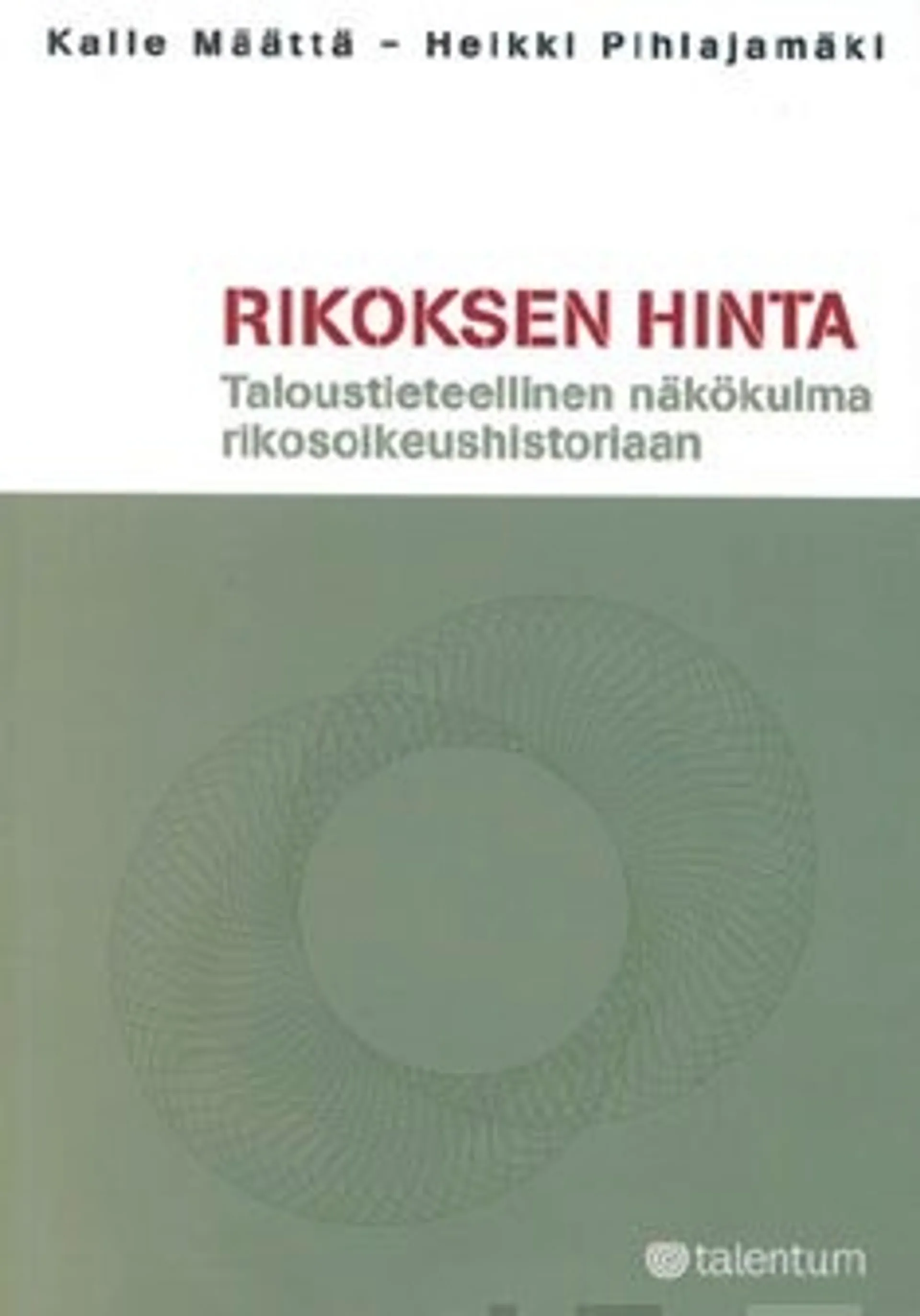 Rikoksen hinta