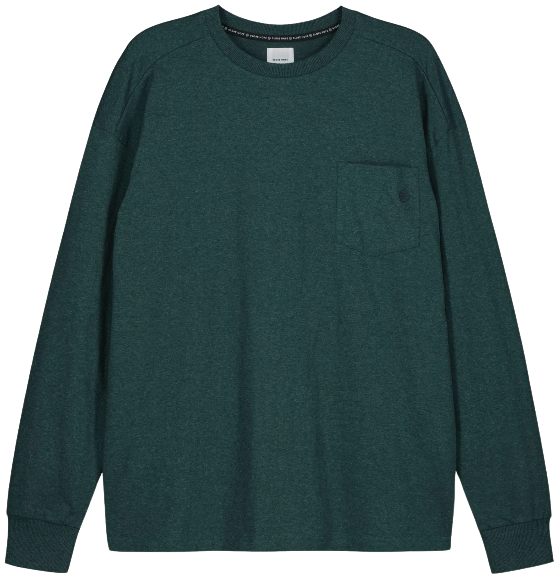 Globe Hope miesten trikoopaita Kallio - Dark sea green mel. - 1