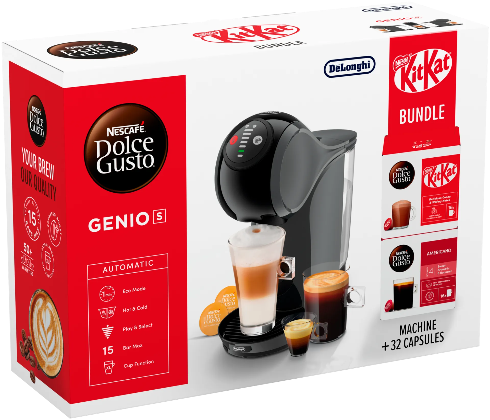 De'Longhi Dolce Gusto Genio S KitKat bundle pack - 3