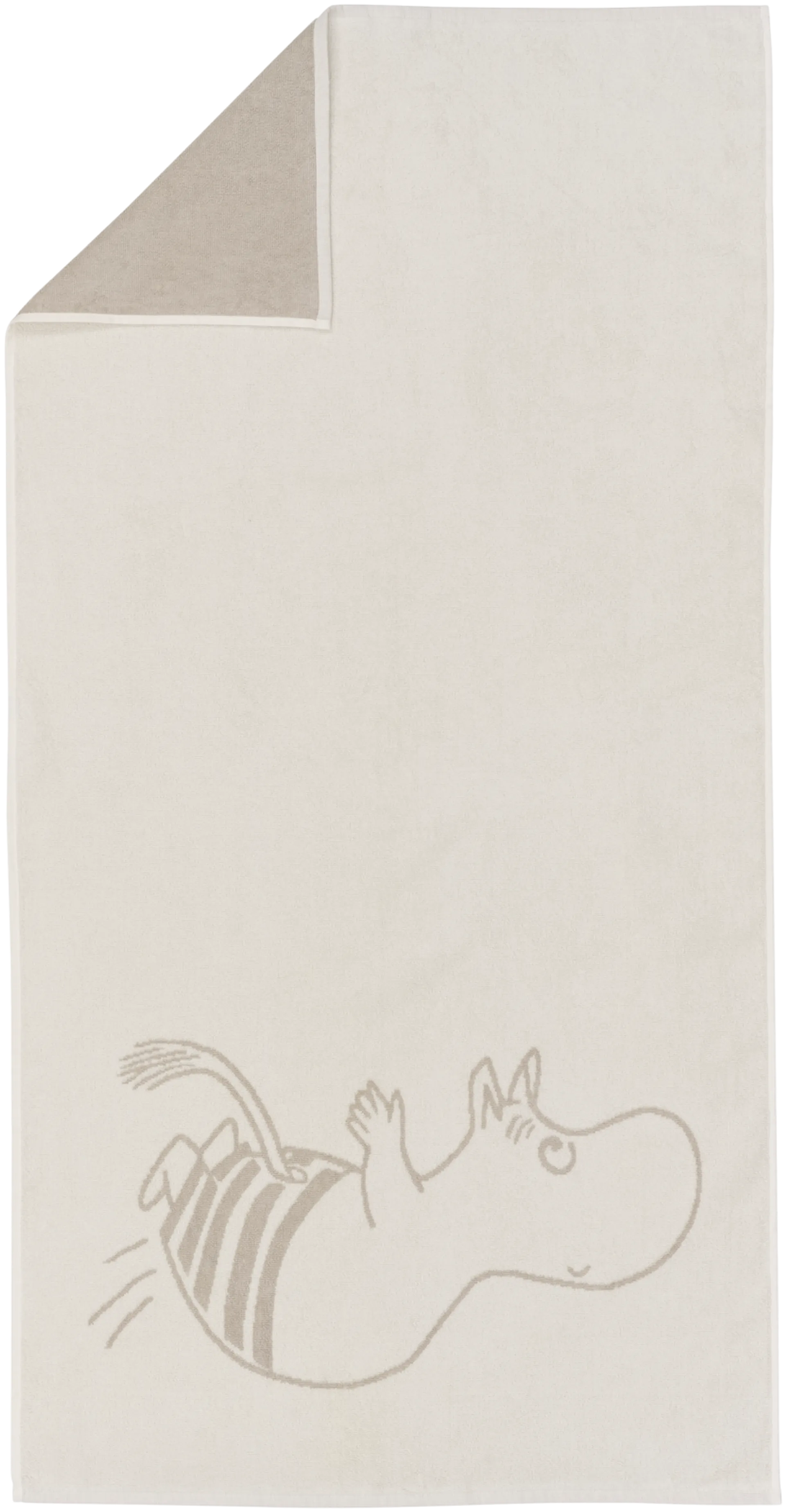 Moomin Arabia kylpypyyhe 70x140 Muumipeikko, valkoinen - 1