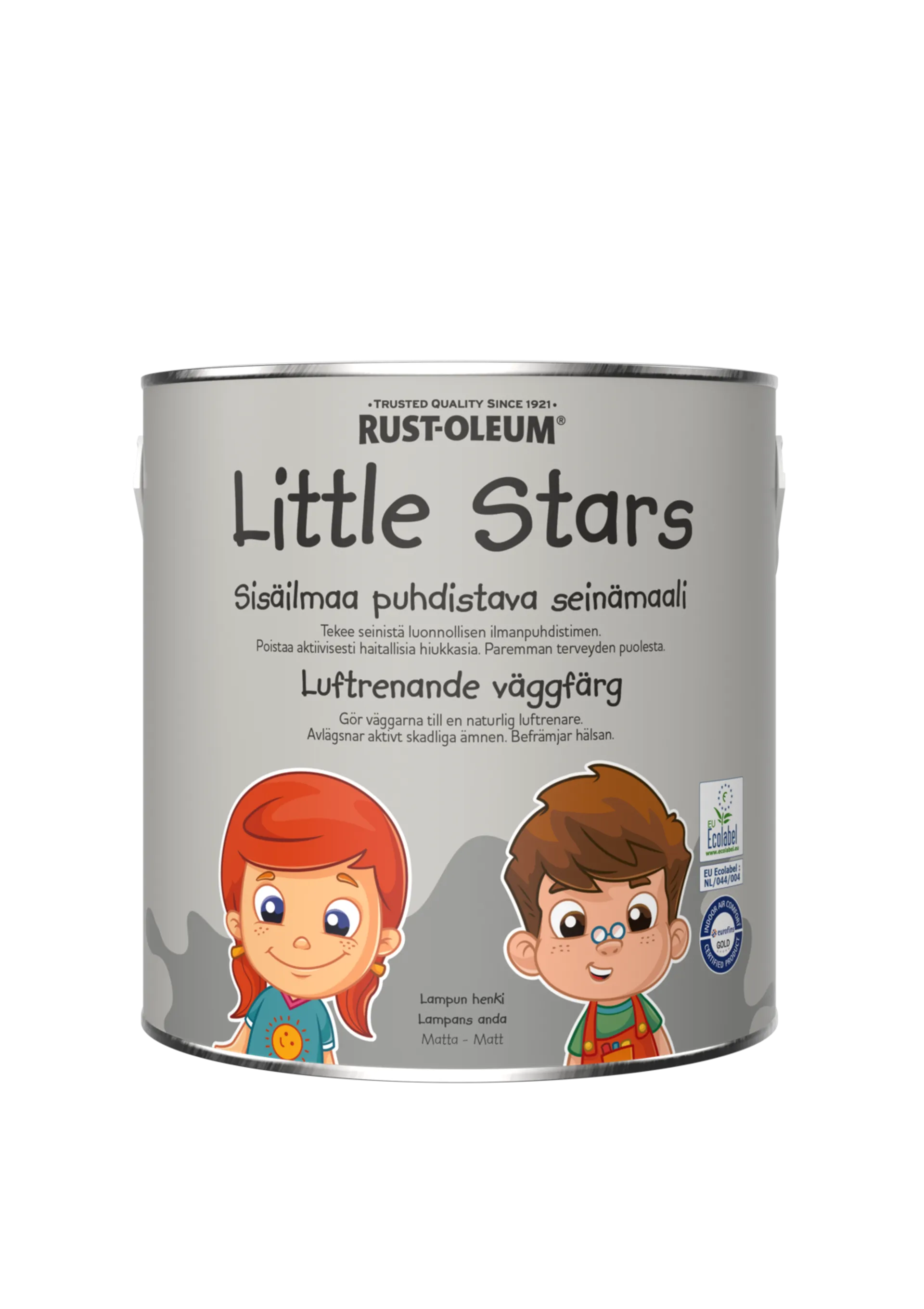 Rust-Oleum Little Stars Sisäilmaa puhdistava Seinämaali 2,5L Lampun henki