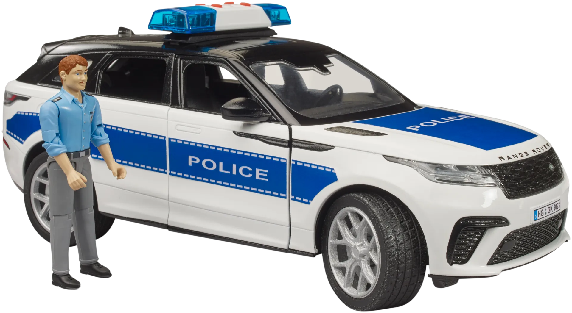 Bruder Range Rover Velar poliisimaasturi ja poliisi - 2