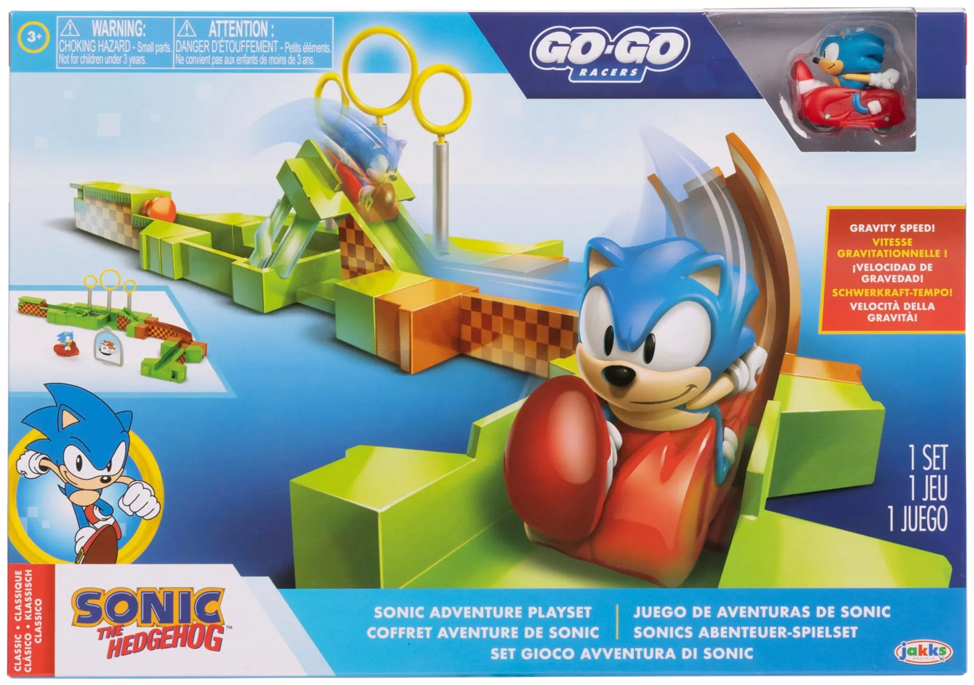 Sonic leikkisetti Go Racers Sonic + Knuckles - 2