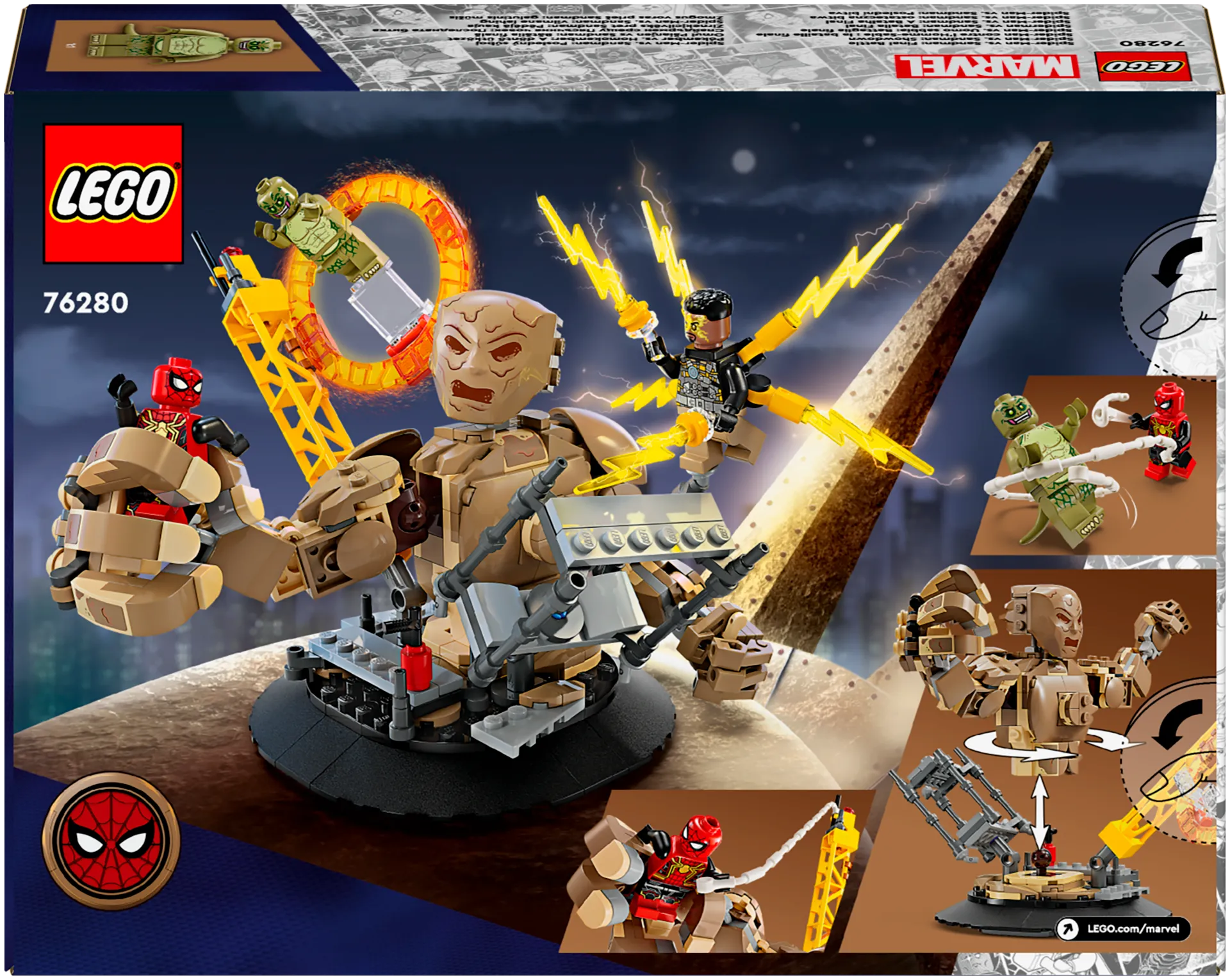LEGO Super Heroes Marvel 76280 Spider-Man vastaan Sandman: Viimeinen taistelu, lelusetti - 2