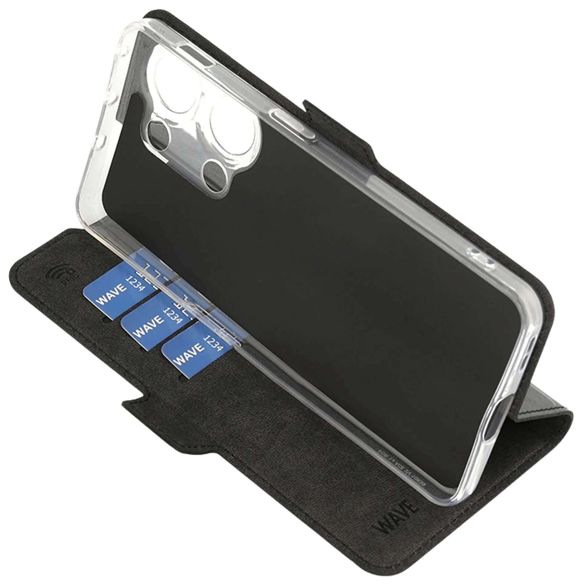 Wave Book Case, OnePlus Nord 3 5G, Musta - 5