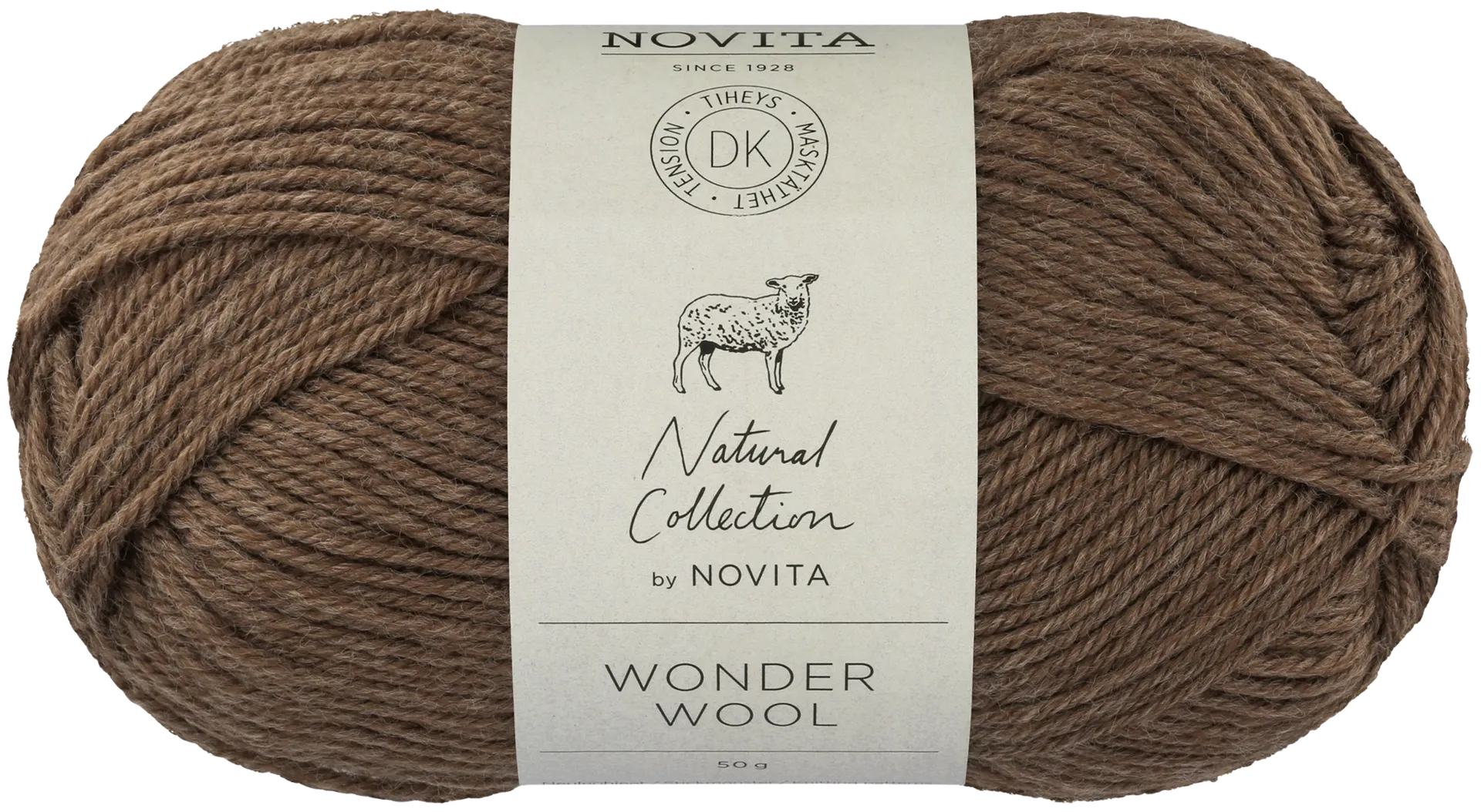 Novita lanka Wonder Wool DK 50 g metsäsieni 068 - 1