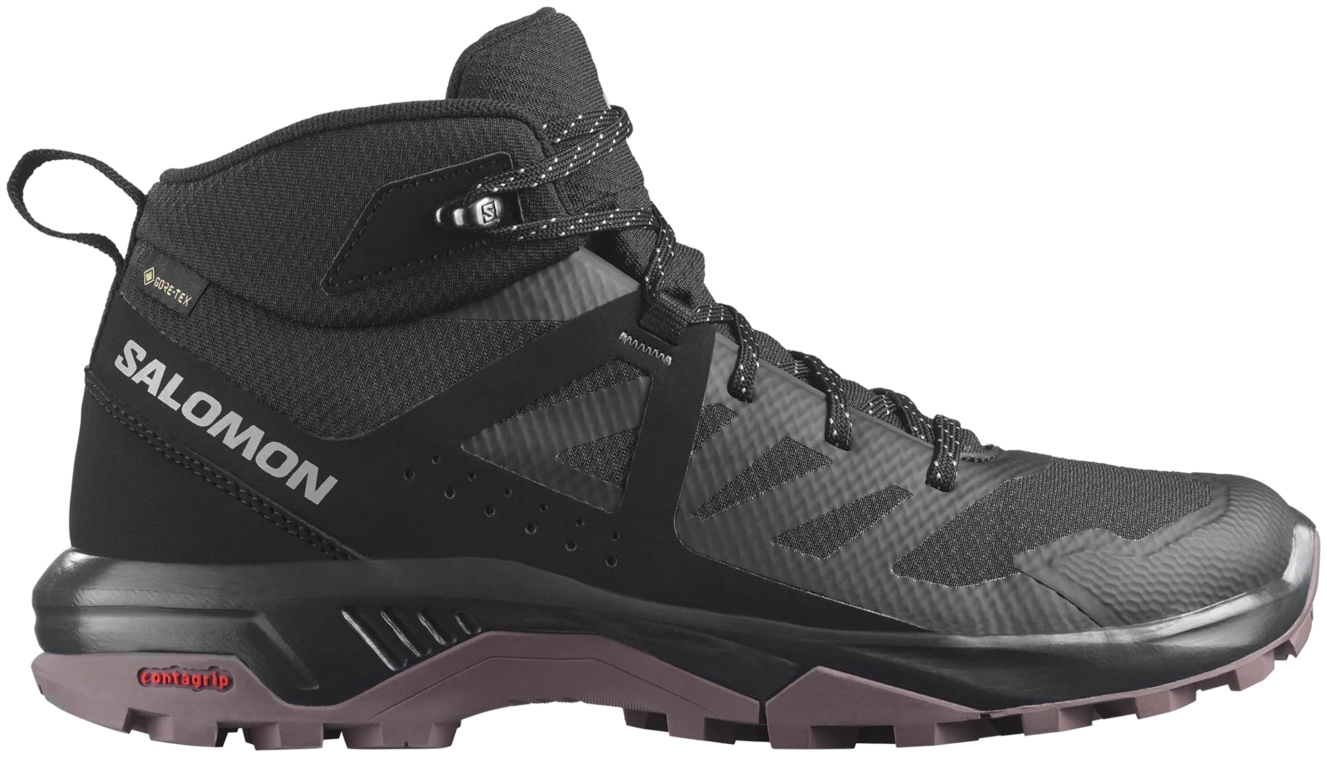 Salomon EXEO MID GTX naisten ulkoilujalkine - Black/Black/Moonscape