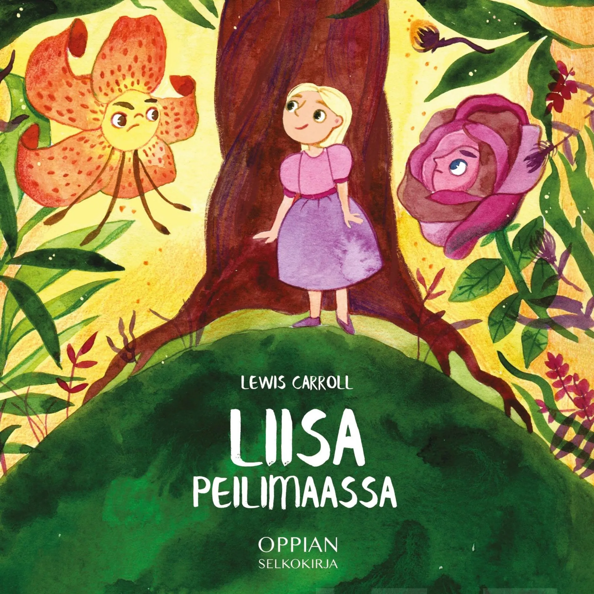 Carroll, Liisa Peilimaassa (CD, selkokirja)