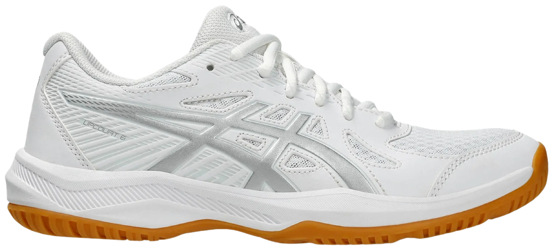 Asics naisten sisäpelikengät Upcourt 6 - WHITE/PURE SILVER - 1