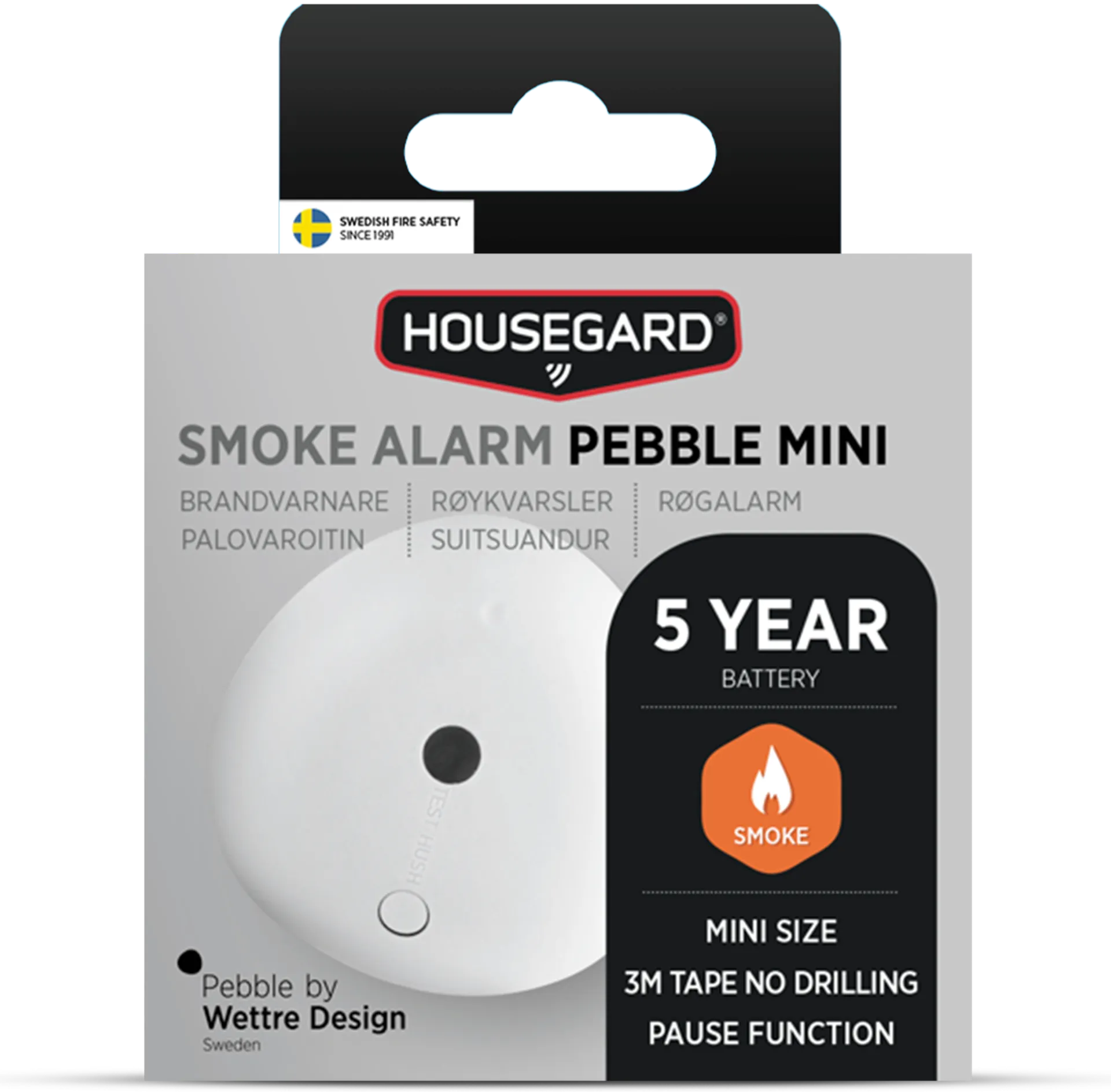 Housegard Pebble Mini optinen palovaroitin SA702 - 2
