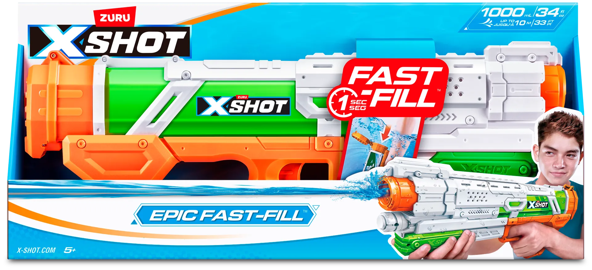 X-Shot vesipyssy Water blaster epic Large - 1