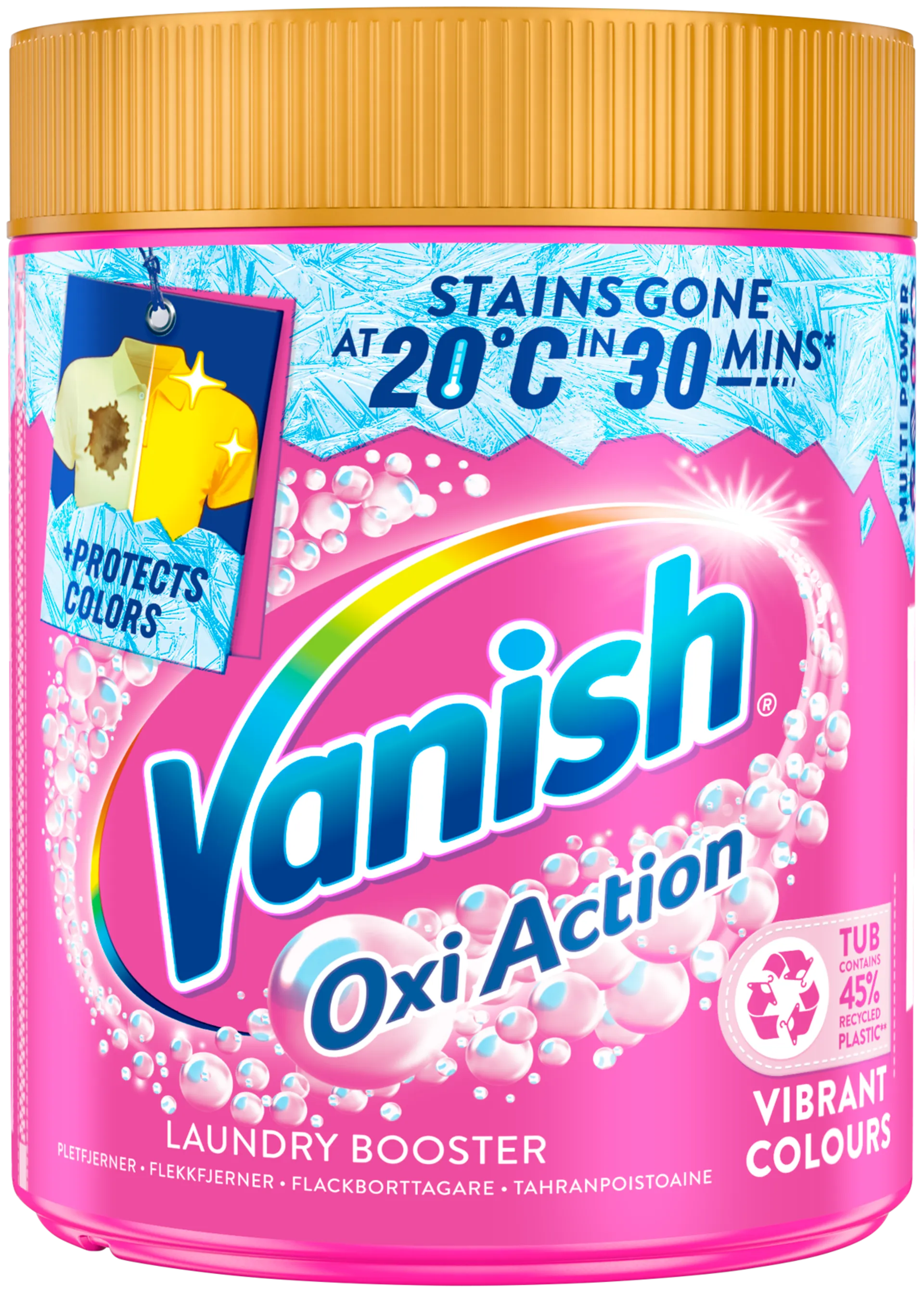 Vanish GOLD Pink 470g tahranpoistojauhe
