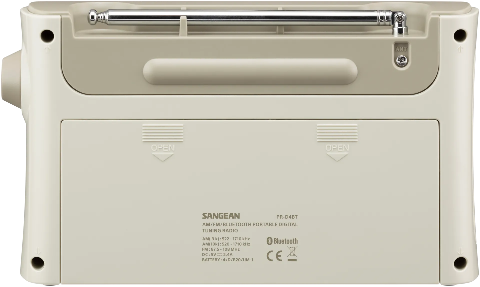 Sangean radio PR-D4BT beige - 4