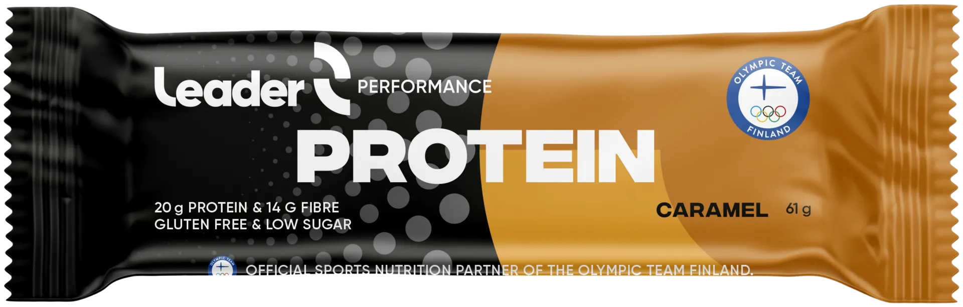 Leader Performance protein caramel proteiinipatukka karamelli-fudge 61g