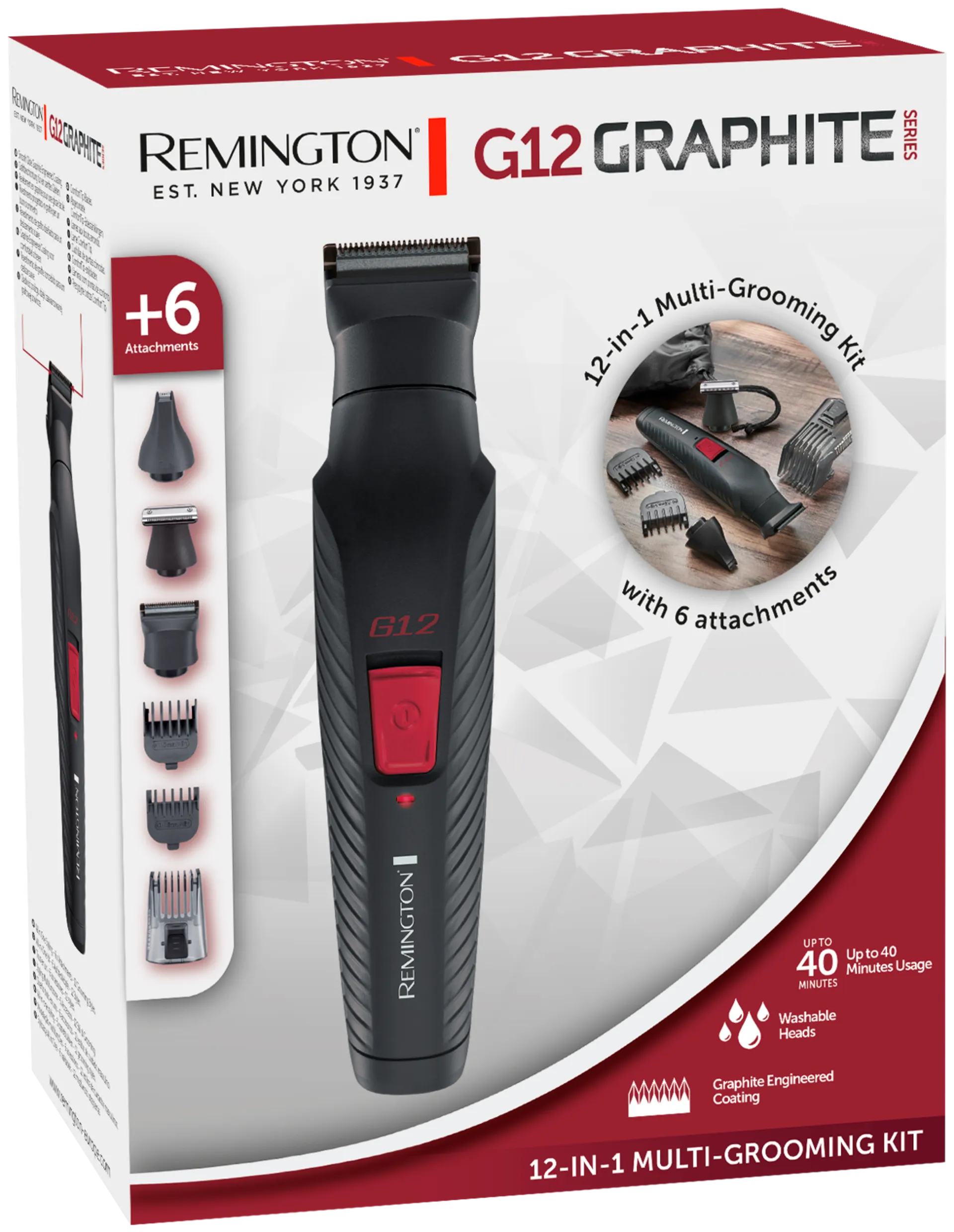 Remington monitoimitrimmeri Graphite G12 PG2120 - 8