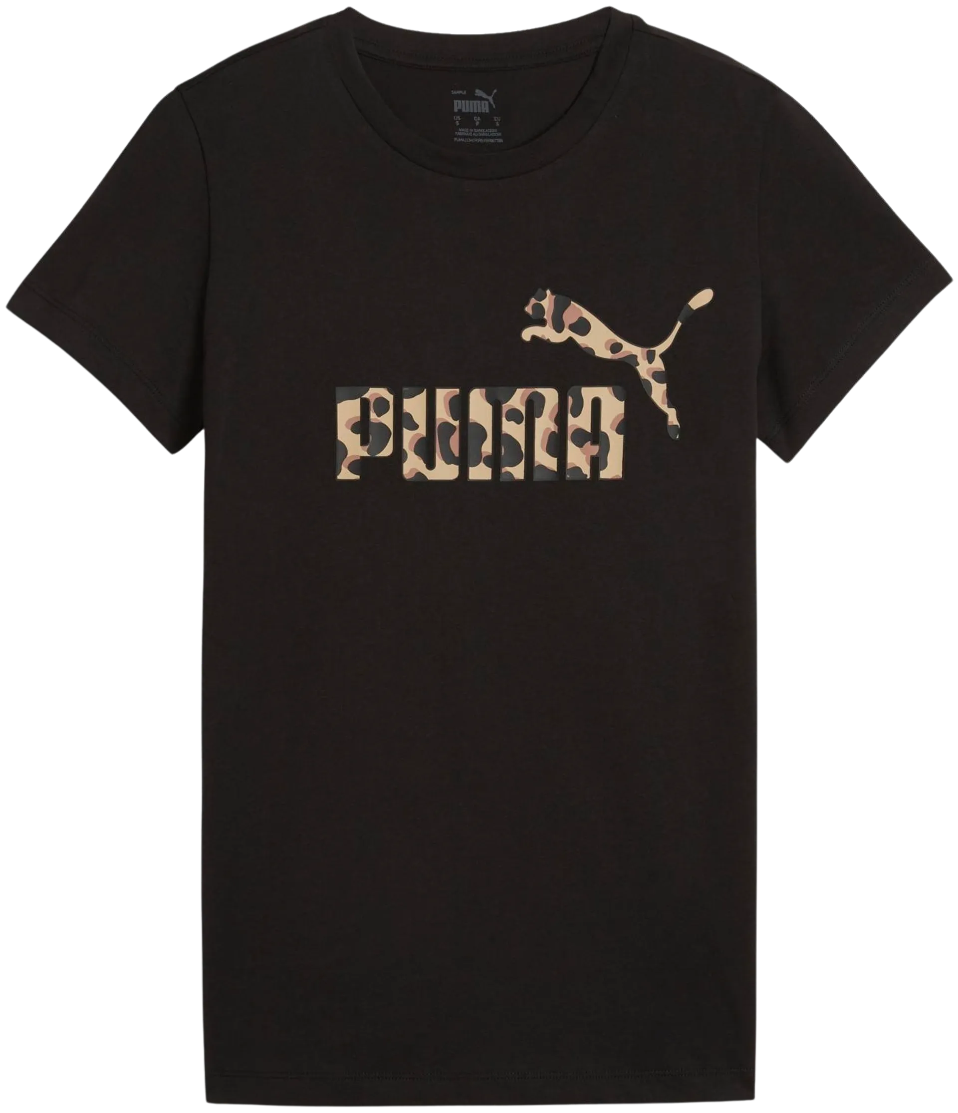 Puma naisten t-paita ESS+ ANIMAL Graphic Tee - BLACK