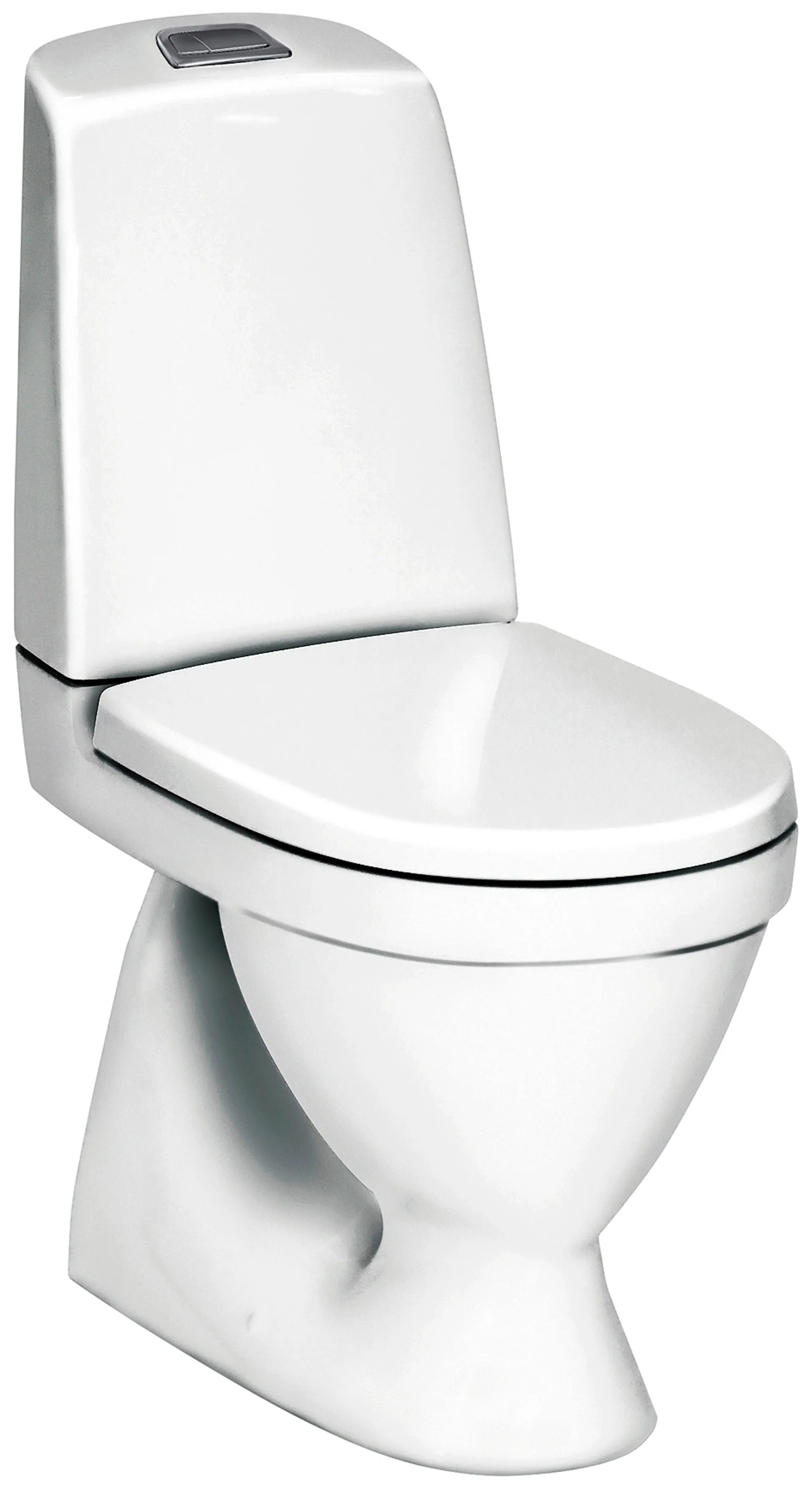 Gustavsberg WC-istuin Nautic 1500 Hygienic Flush, C+ -pinnoite, piilo S-lukko, istuinkorkeus 420 mm