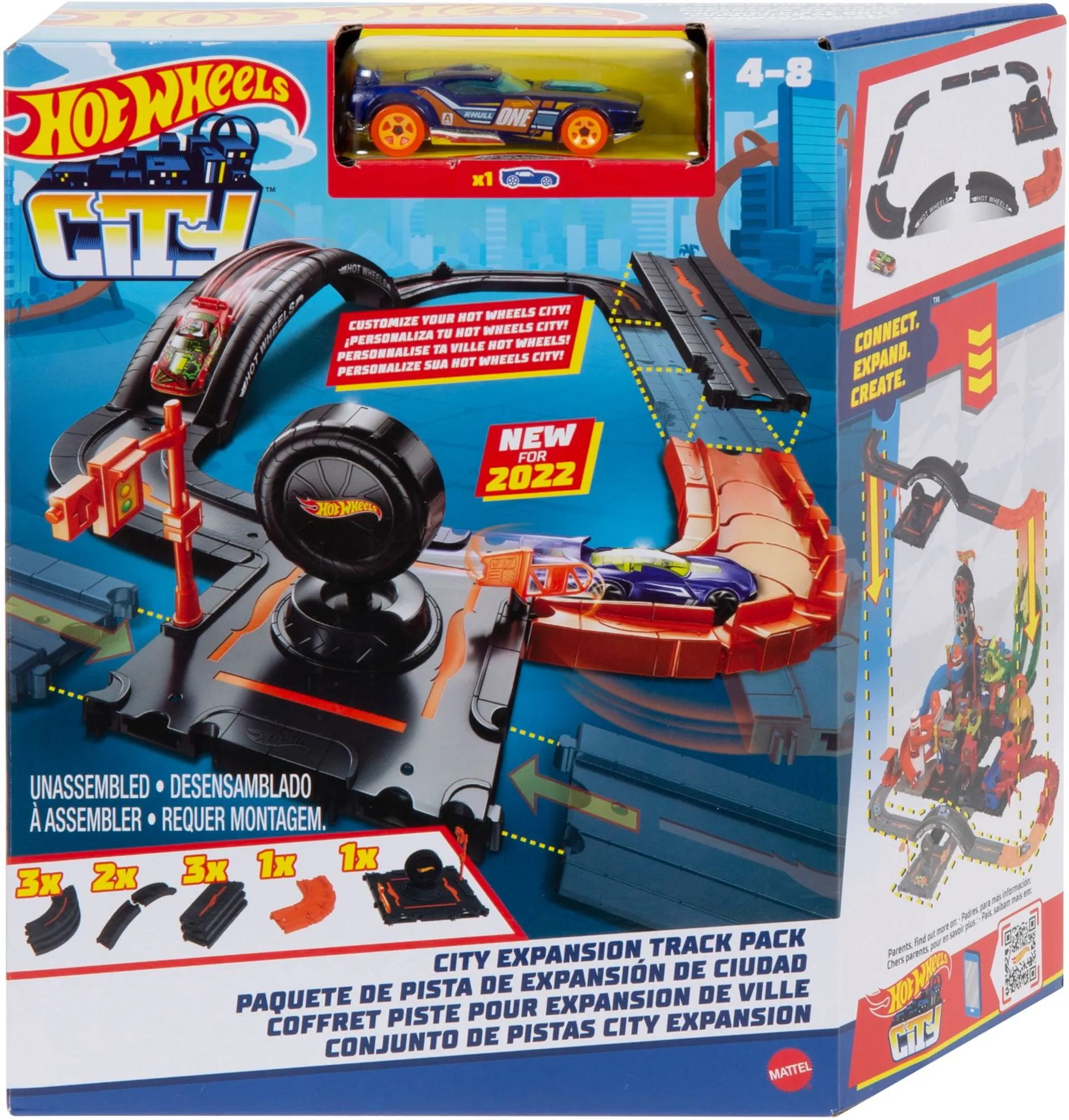 Hot Wheels City New Track Pack Hdn95 - 1