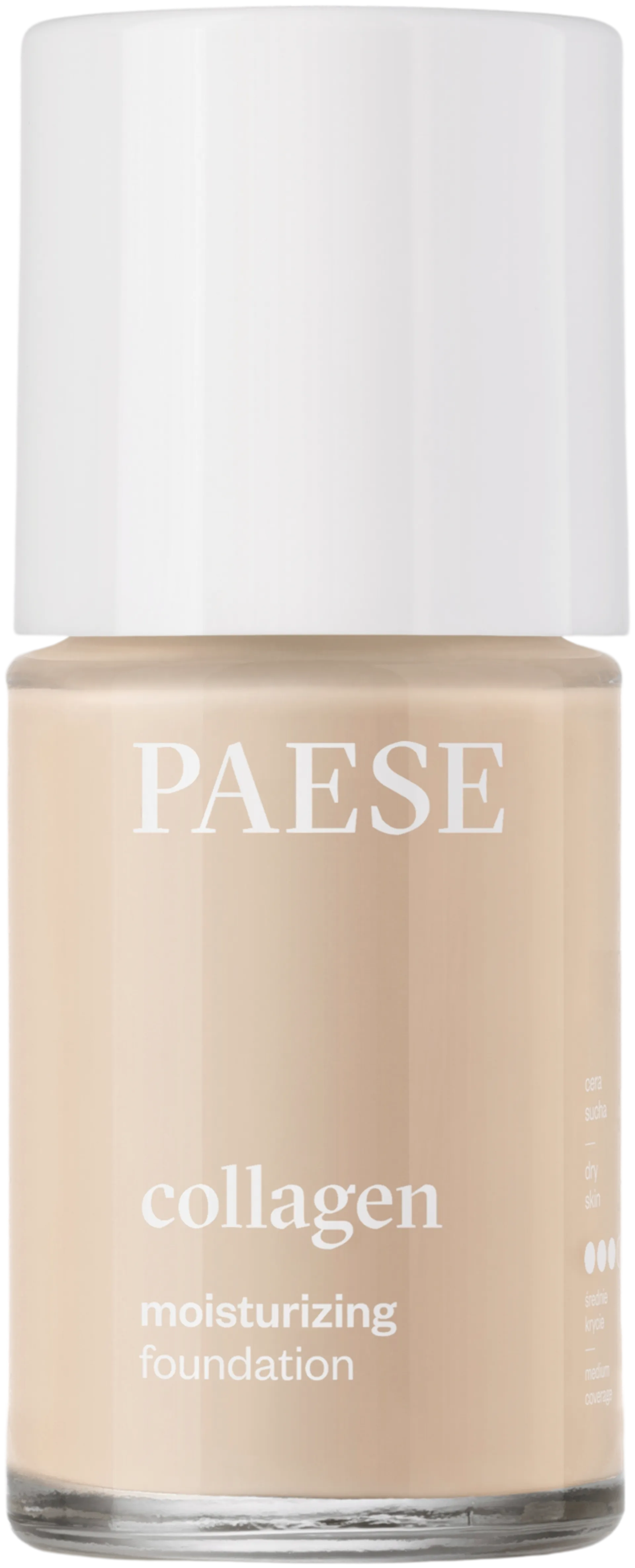 Paese Collagen Moisturising kosteuttava meikkivoide - 301C nude