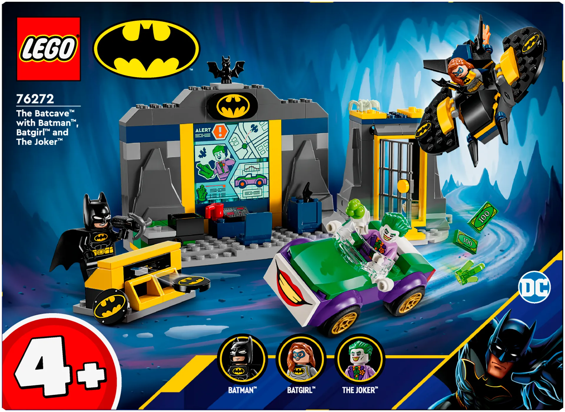 LEGO Marvel Super Heroes 76272 Lepakkoluola, Batman™, Batgirl™ ja The Joker™ - 4