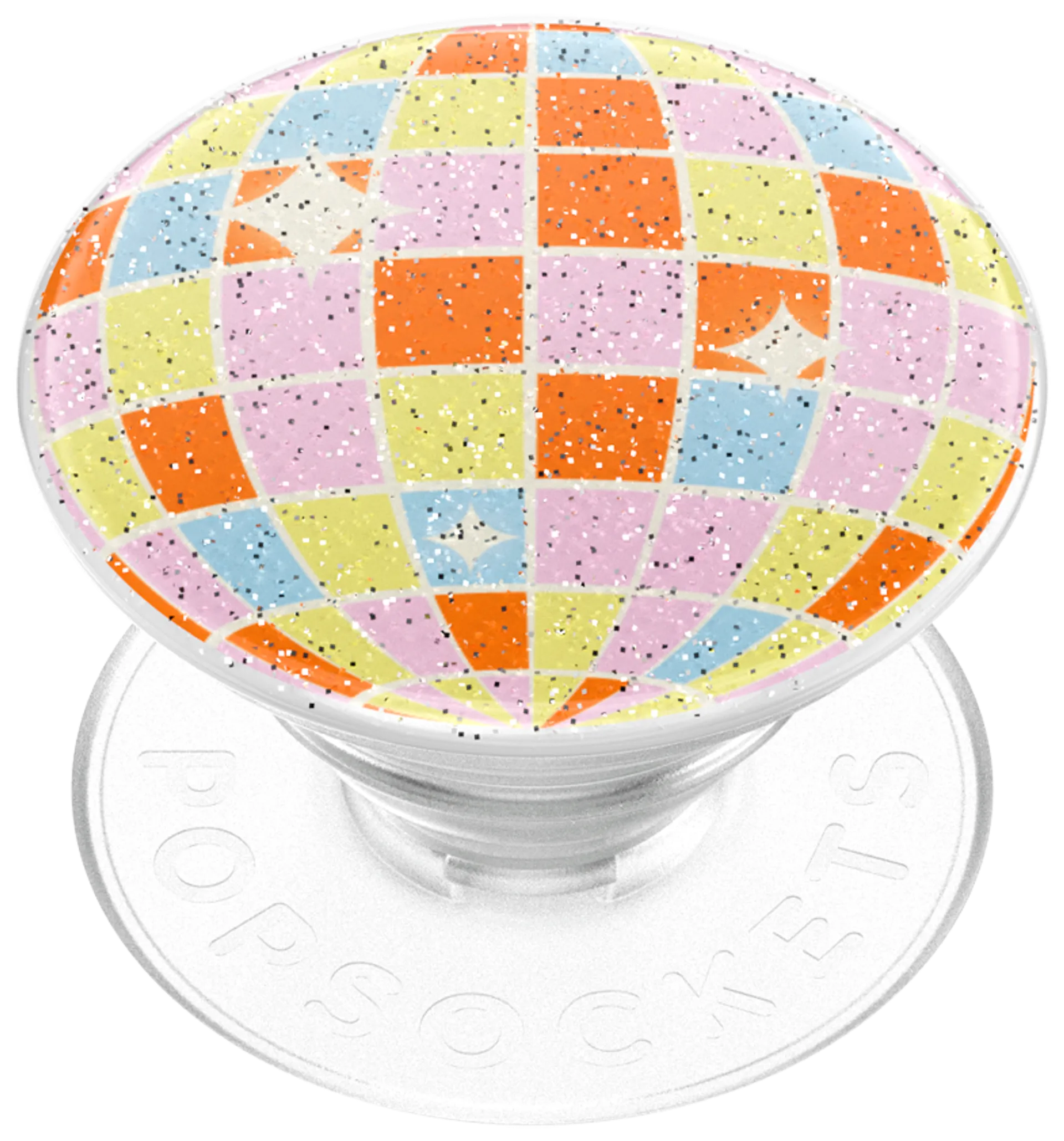 Popsockets puhelinpidike PopGrip Glitter Retro Disco - 4