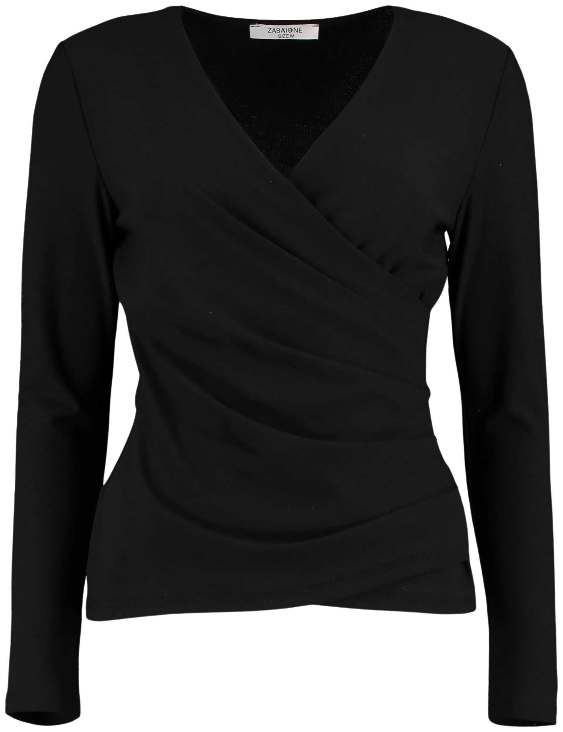 Zabaione naisten pitkähihainen pusero Elanie BK-144-155 - BLACK - 1