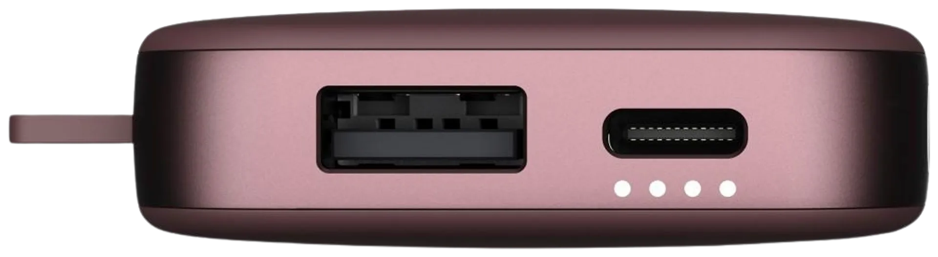 Fresh 'n Rebel Varavirtalähde 6000 mAh USB-C -liitännällä, Fast Charging, Deep Mauve - 2
