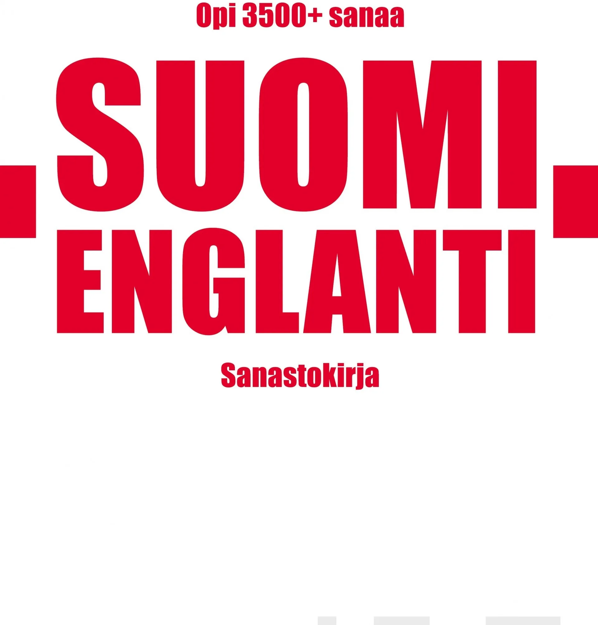 Muthugalage, Suomi-Englanti sanastokirja - Opi 3500+ sanaa