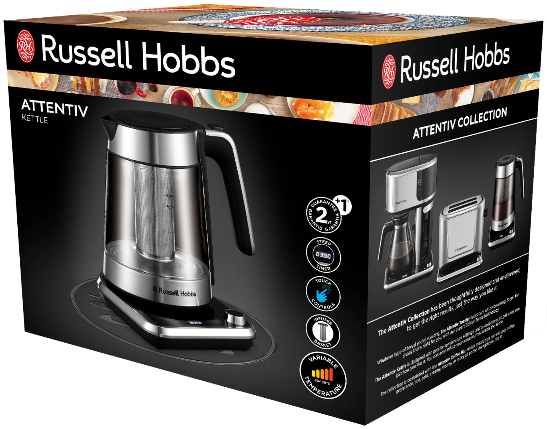 Russell Hobbs vedenkeitin Attentiv - 7