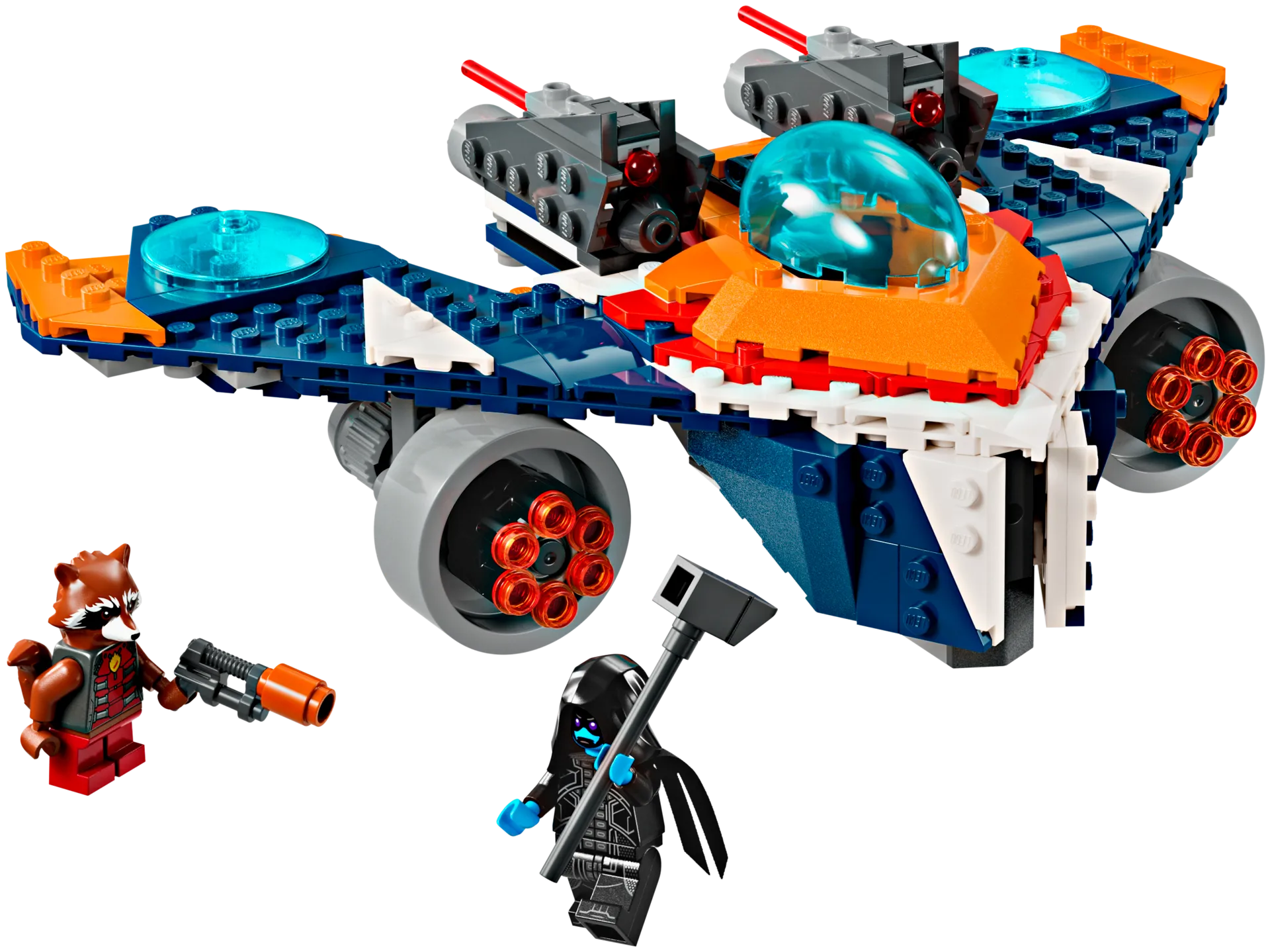 LEGO Super Heroes Marvel 76278 Rocketin Warbird vastaan Ronan, setti - 4