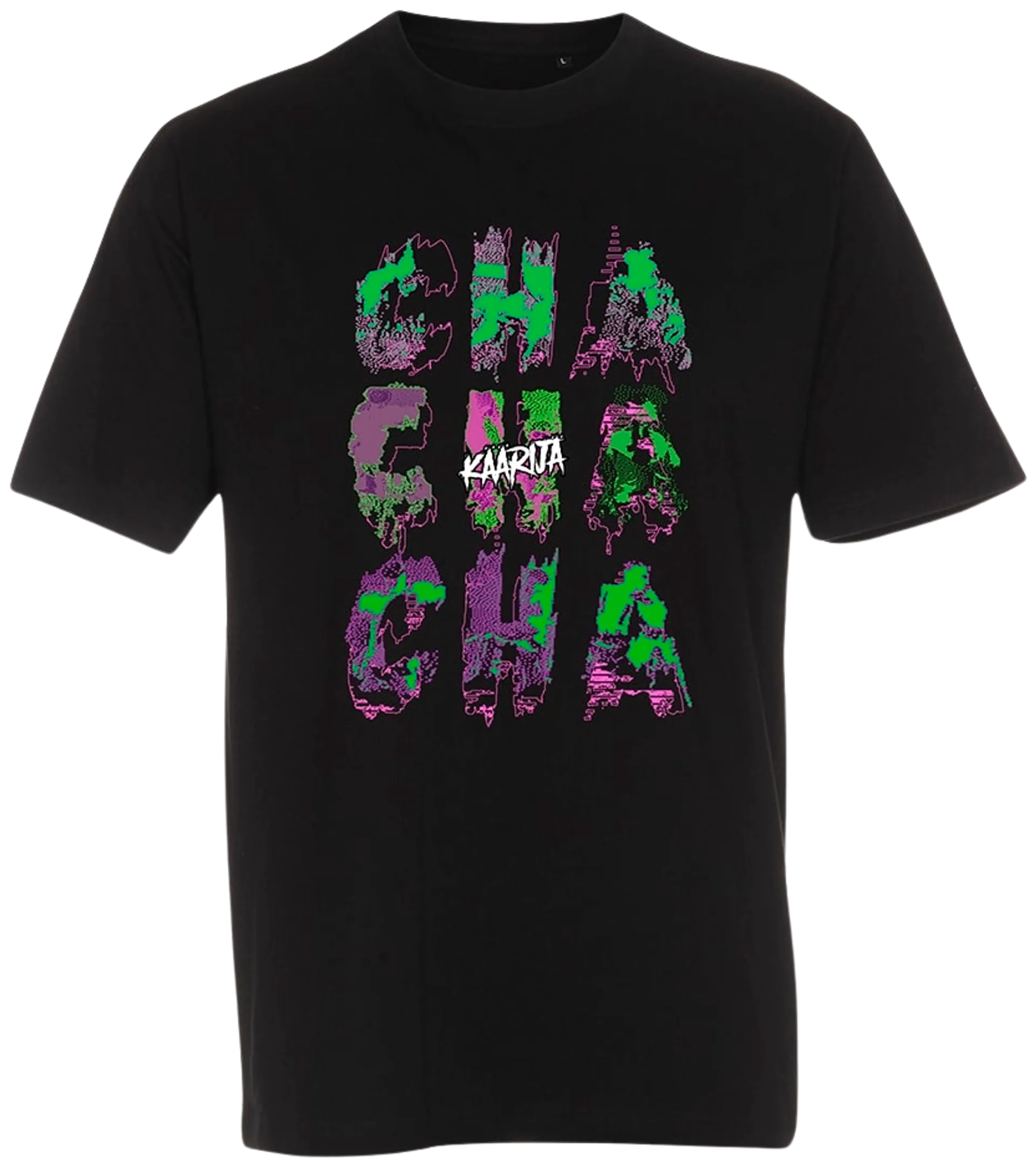 Käärijä unisex T-paita Cha Cha Cha - BLACK