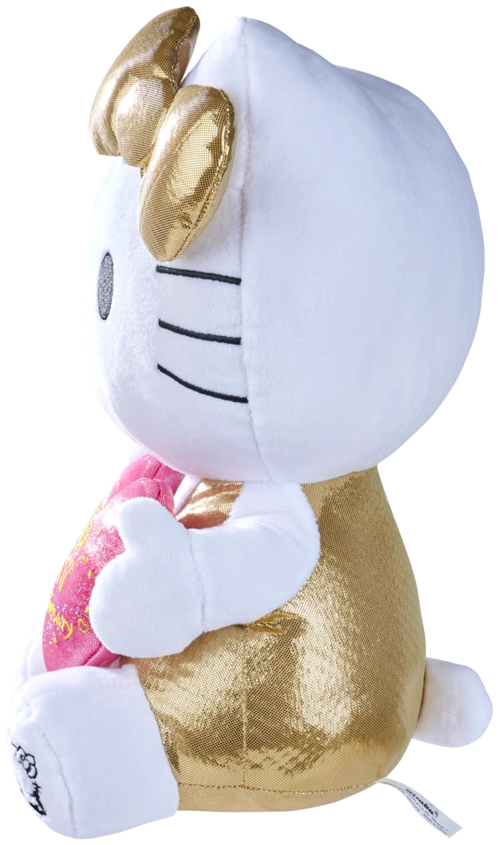 Hello Kitty 50-vuotisjuhlapehmo, 30 cm, Golden edition lahjapakkaus - 4