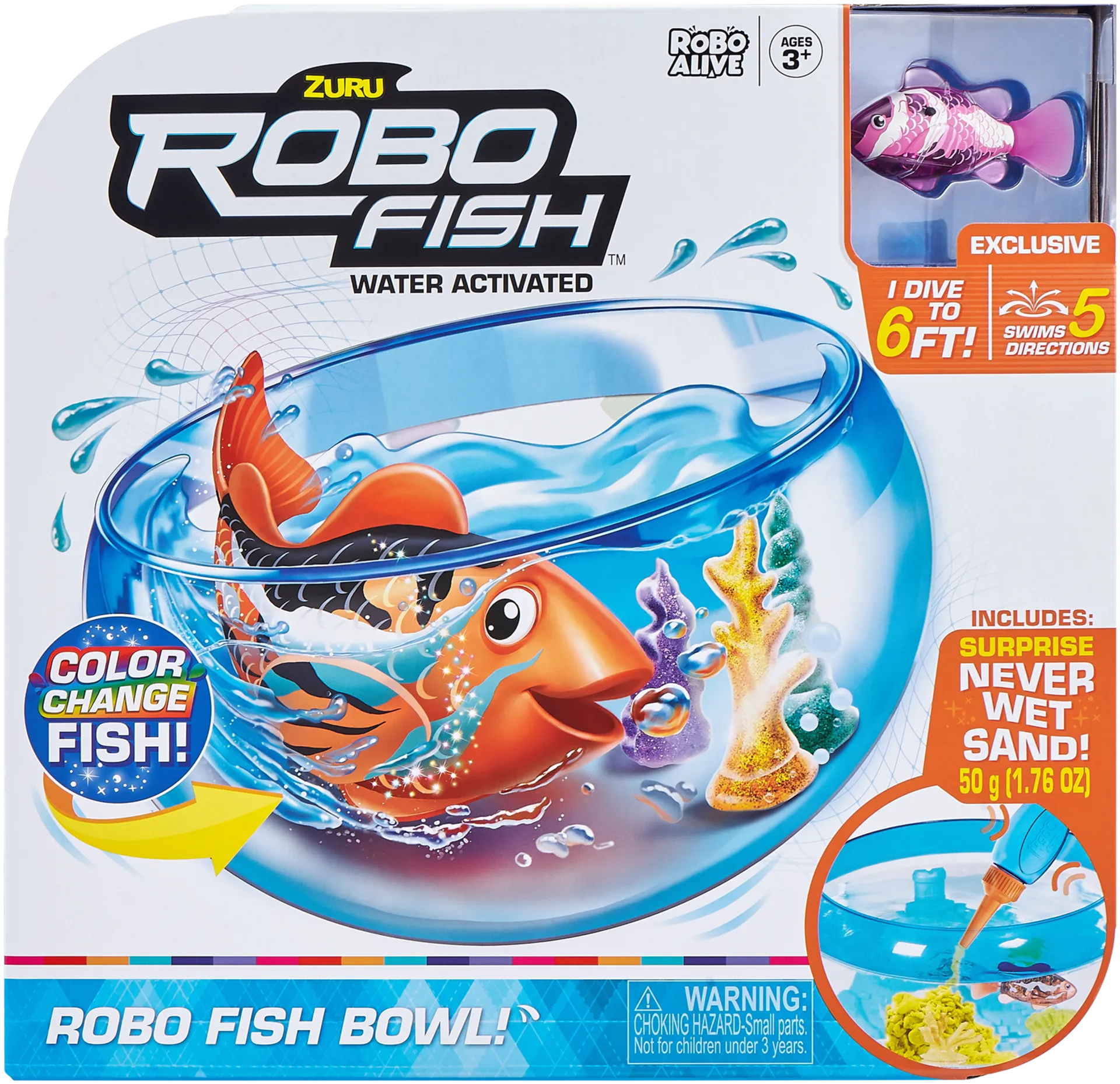 RoboAlive RoboFish Playset Bowl - 2