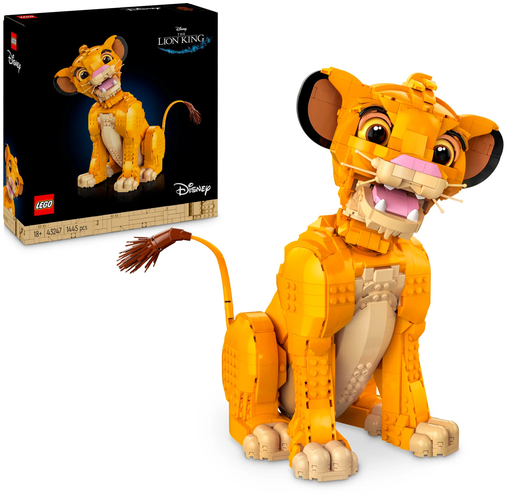 LEGO® ǀ Disney 43247 Nuori leijonakuningas Simba, lelusetti - 1