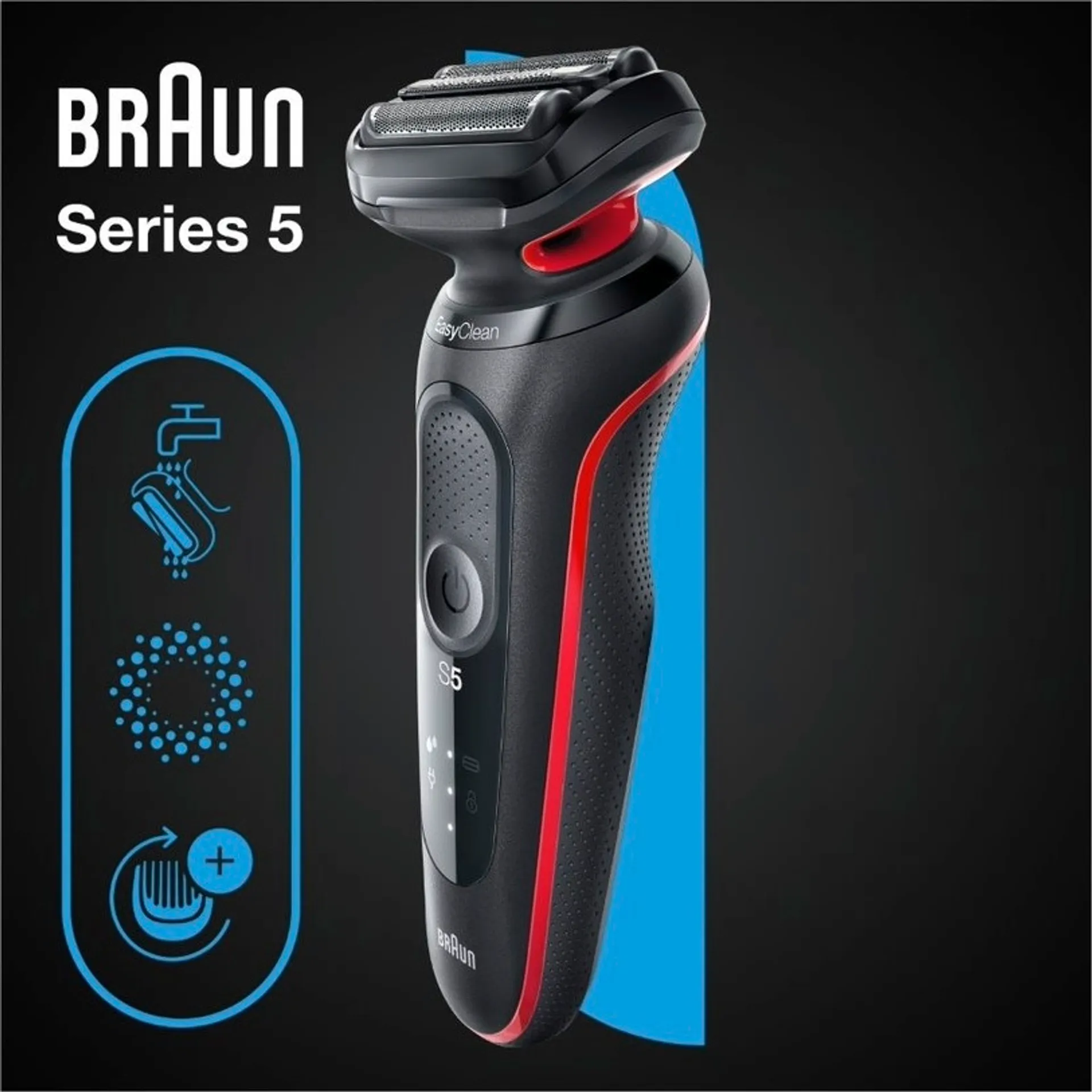 Braun 51R1000S wet&dry series-5 partakone - 3