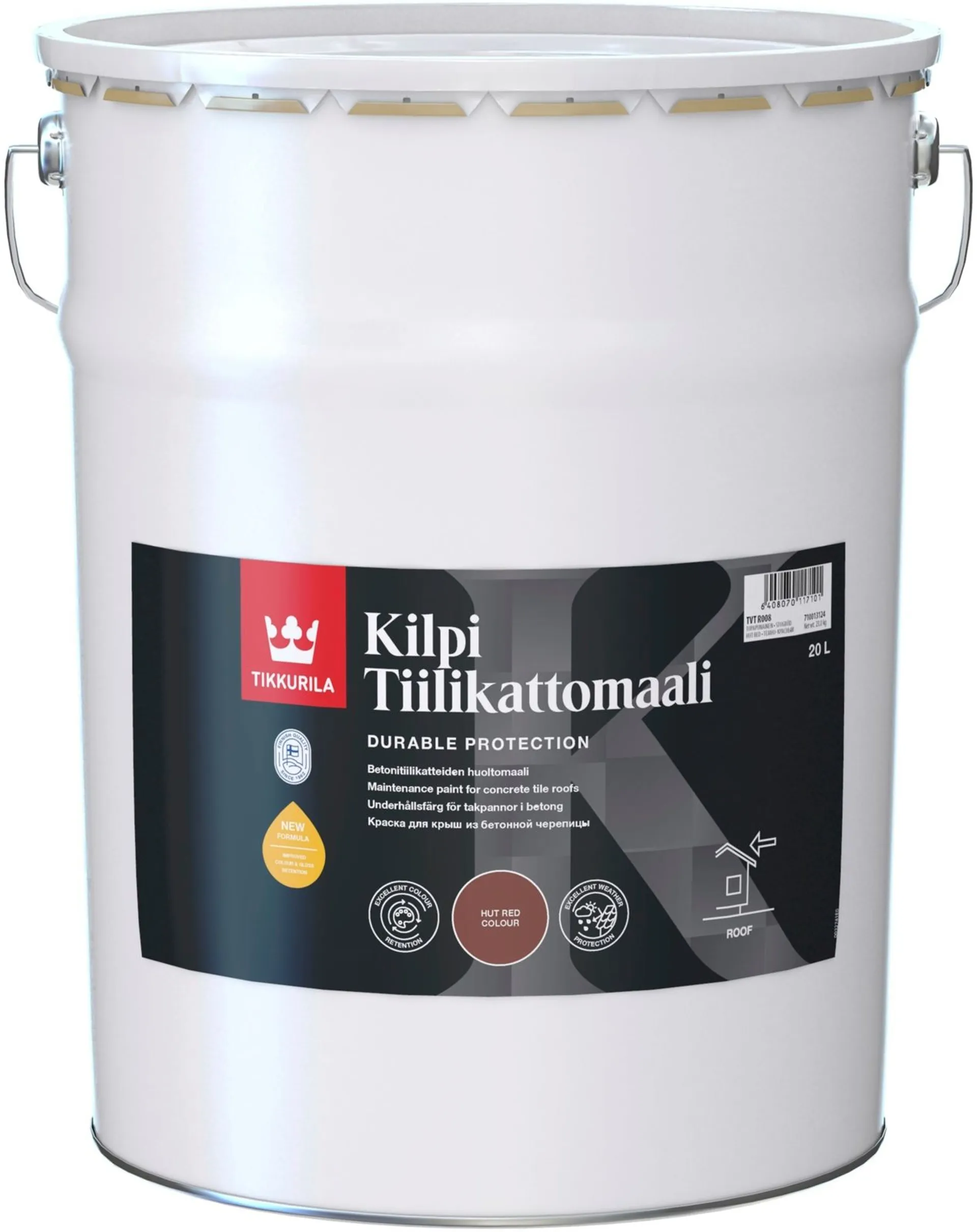 Tikkurila Kilpi Tiilikattomaali Tupapunainen 20l